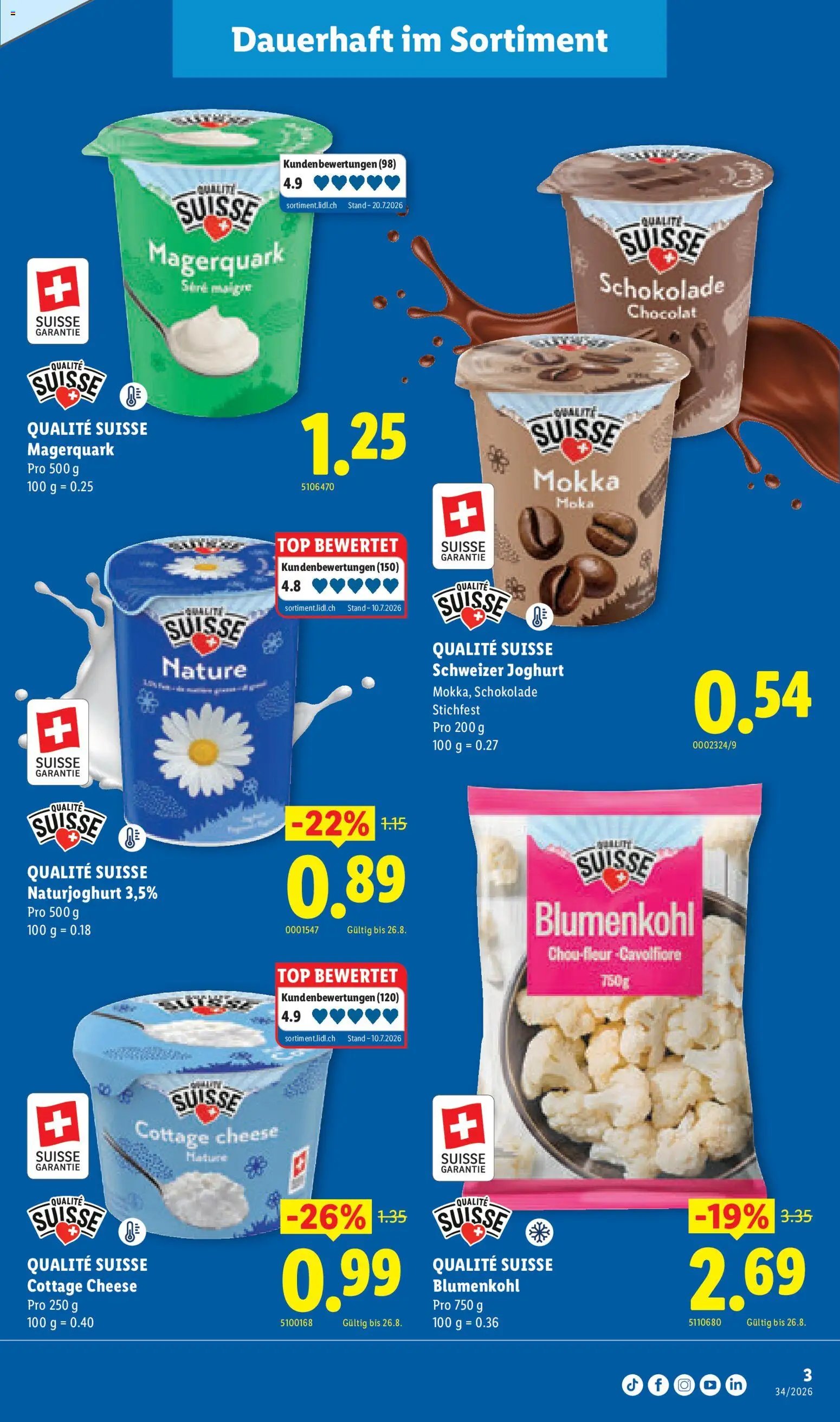 Lidl aktionen Qualité Suisse