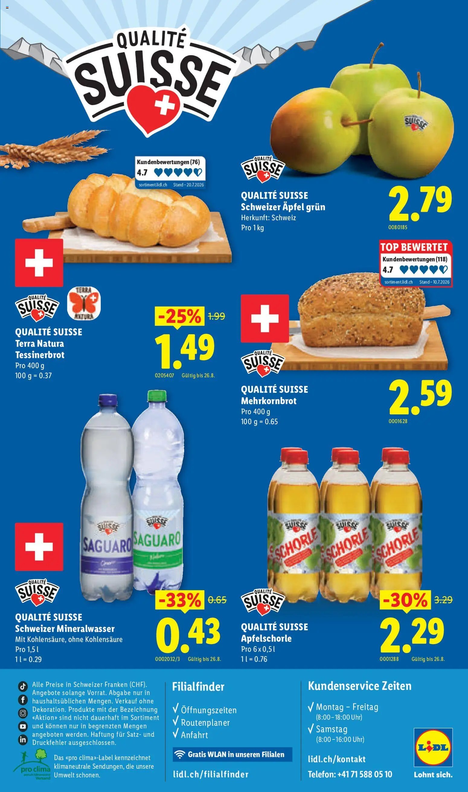 Lidl aktionen Qualité Suisse
