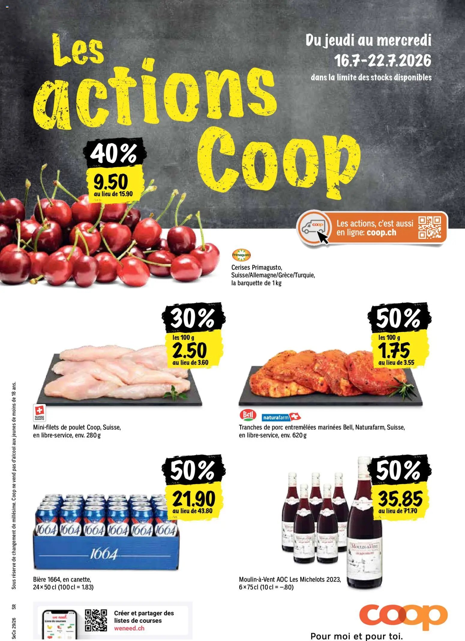 Coop aktionen FR
