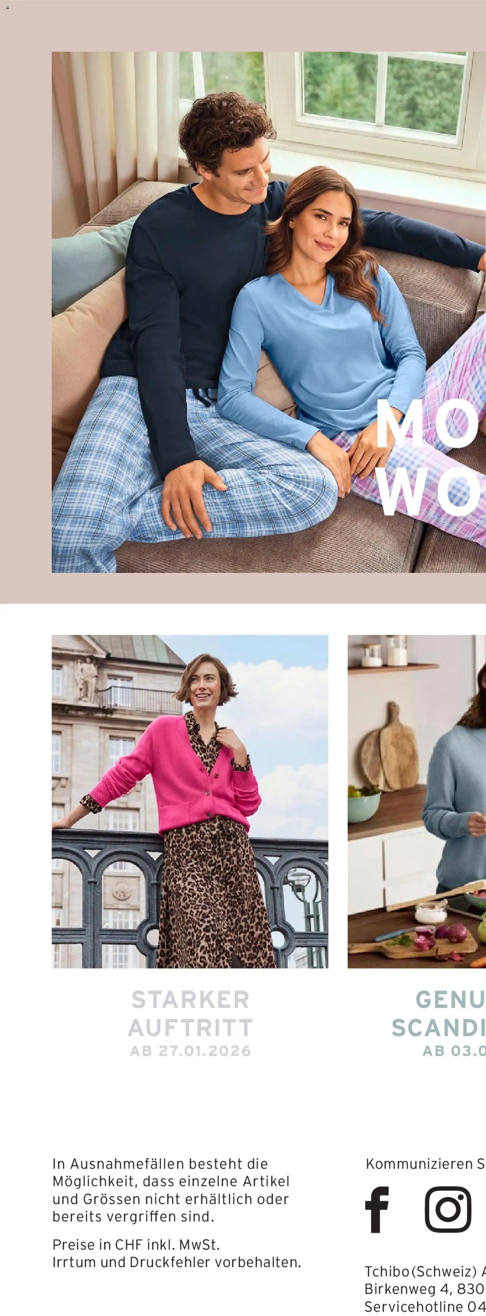 Tchibo Aktionen Mehr Farbe, mehr Frische (2026-01-20 - 2026-02-09)