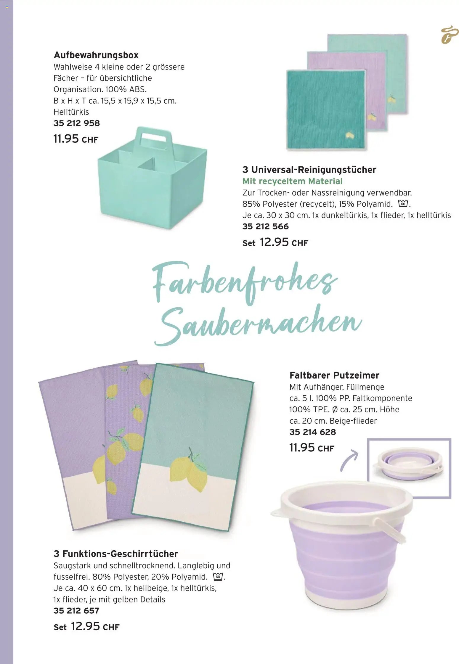Tchibo Aktionen Mehr Farbe, mehr Frische (2026-01-20 - 2026-02-09)