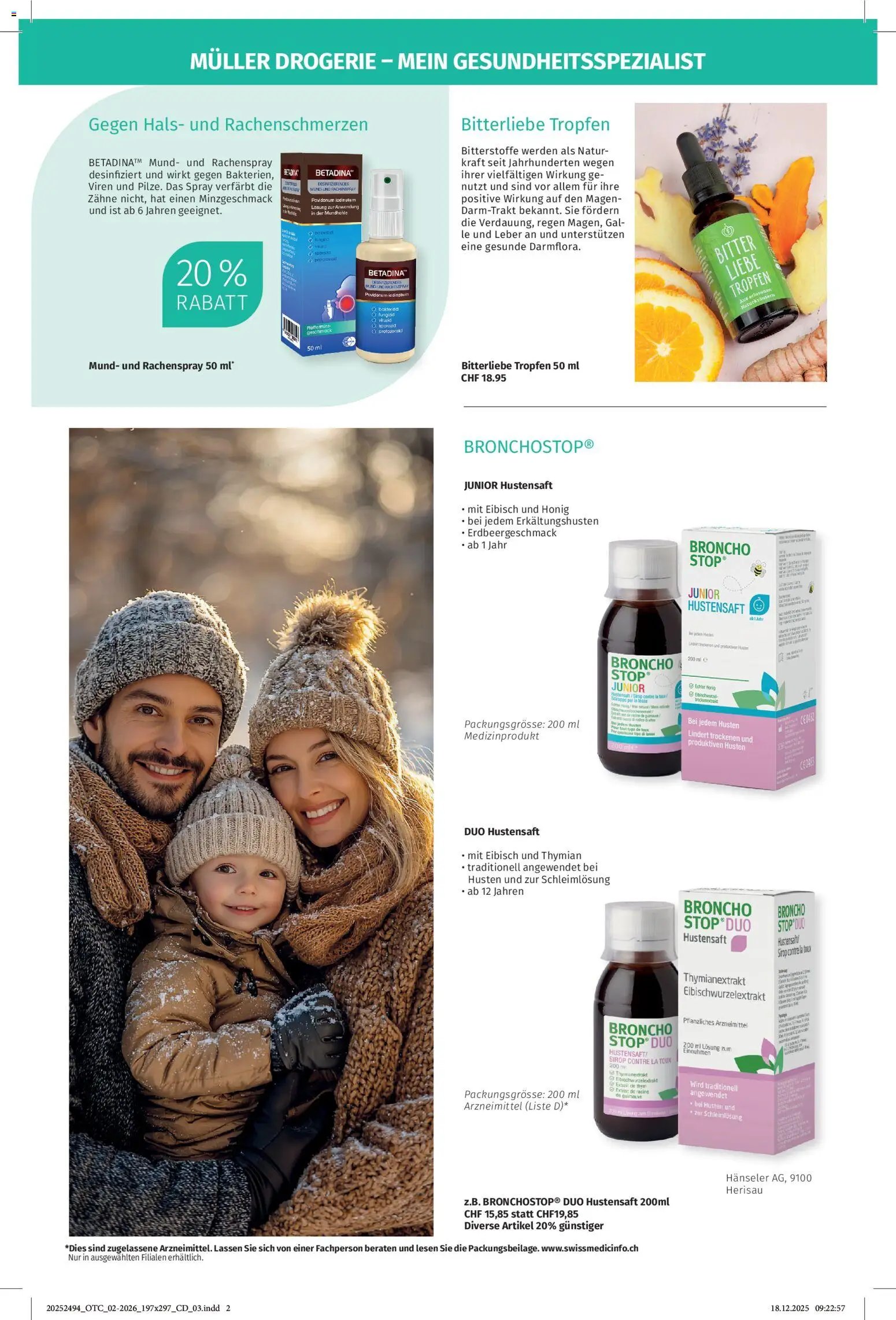 Müller Aktionen Geschützt durch die Erkältungszeit (2026-02-05 - 2026-02-18) | 2