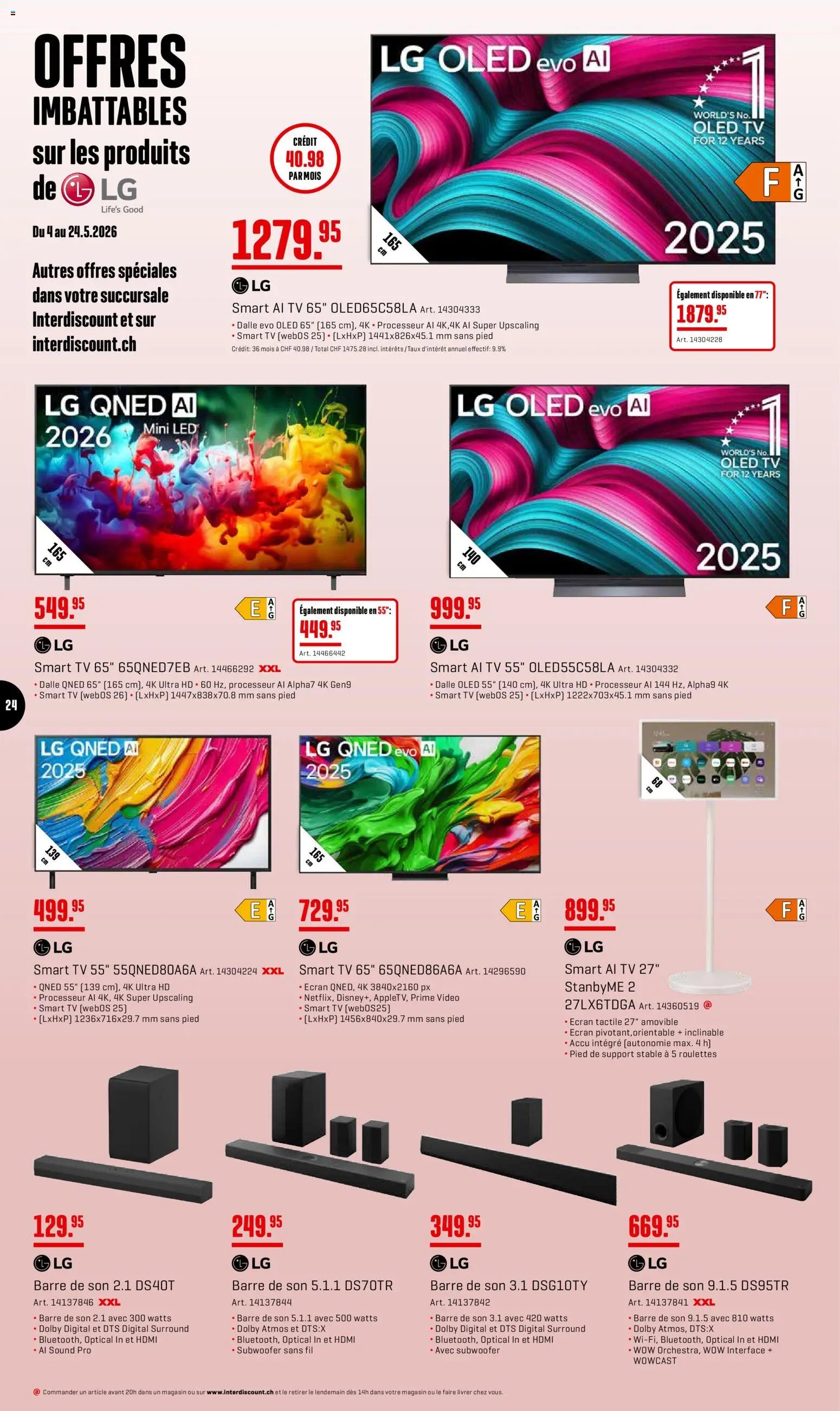 Interdiscount aktionen FR (2026-05-04 - 2026-05-24) | 24