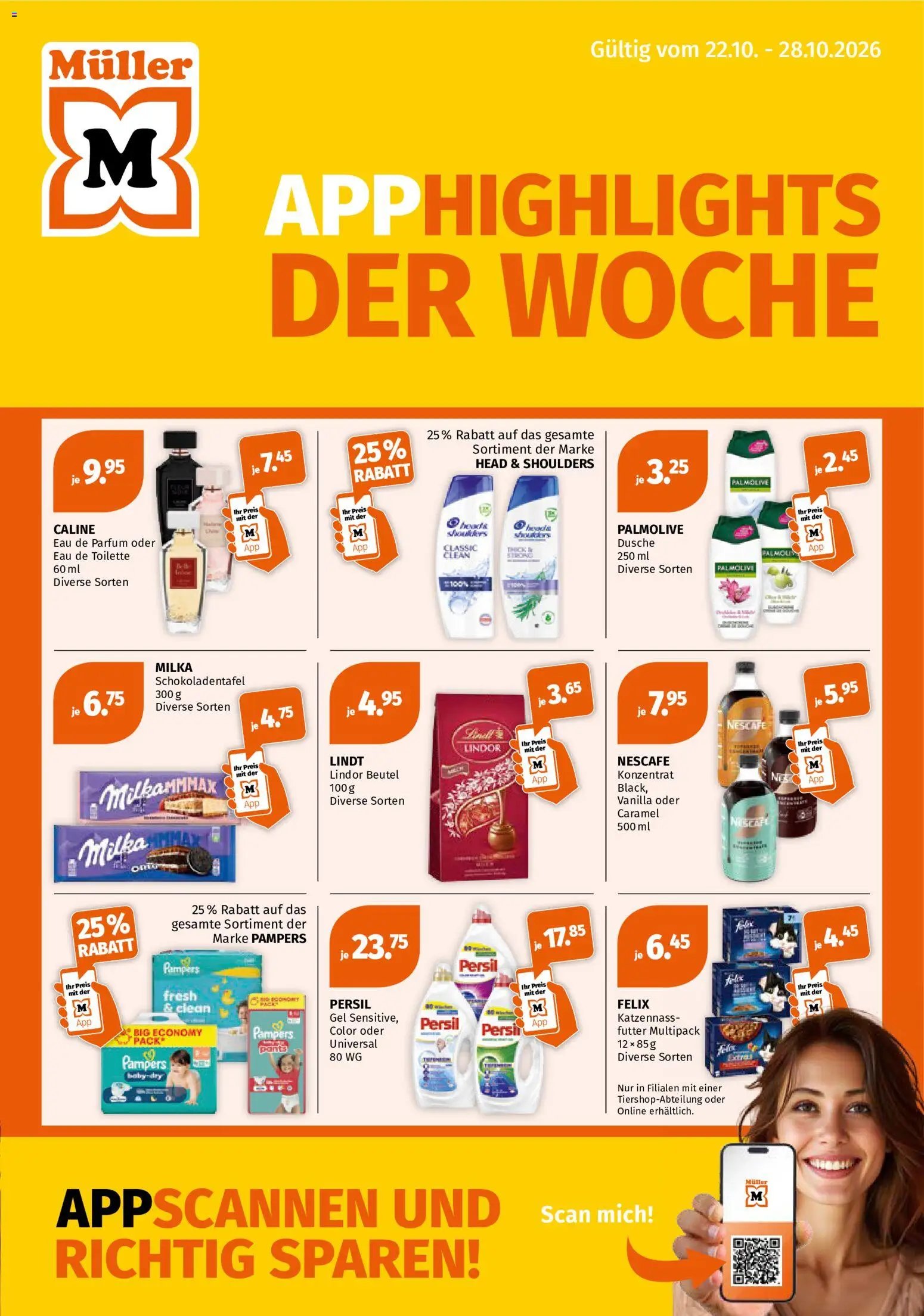 Müller aktionen App Highlights der Woche