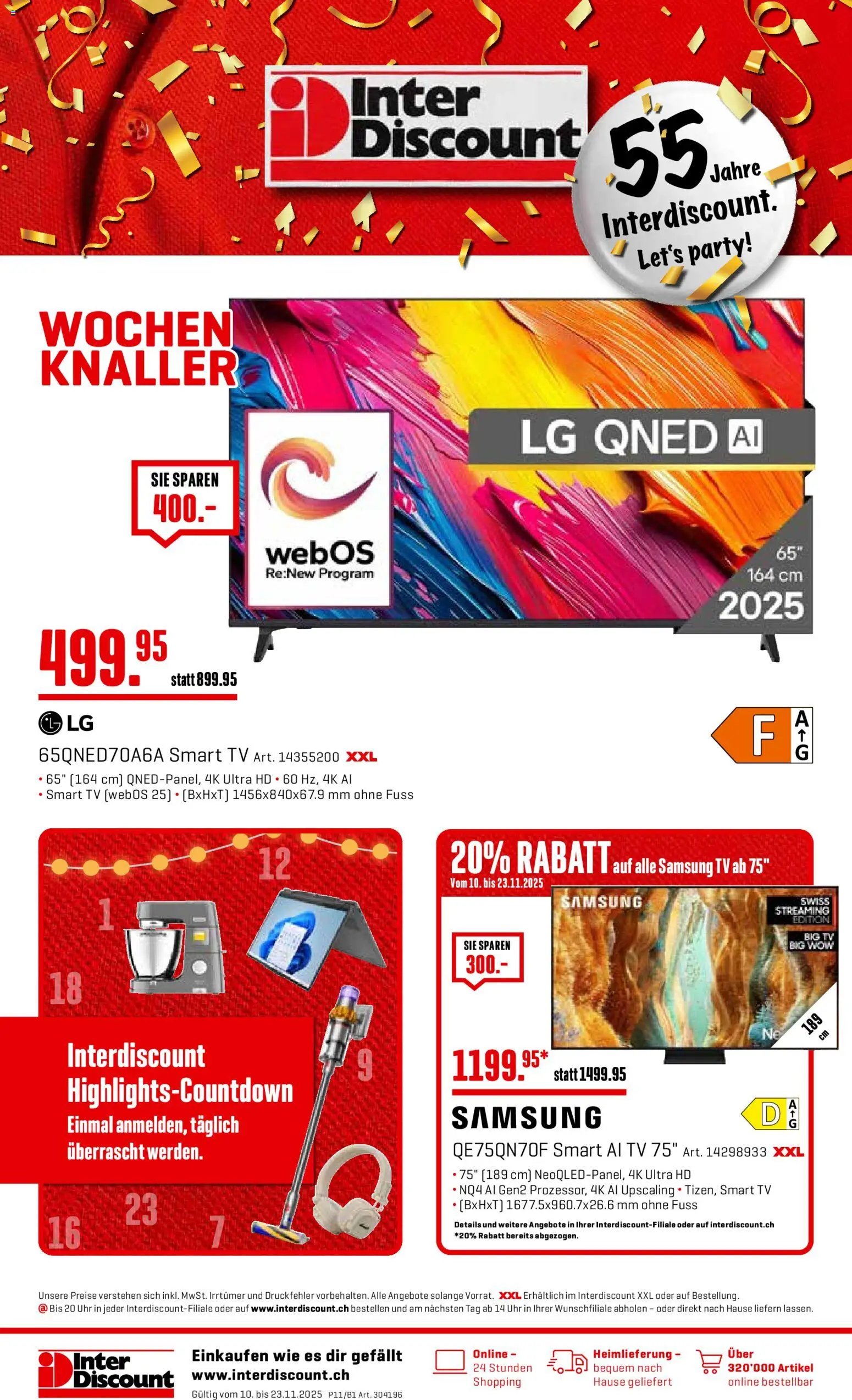 Interdiscount Aktionen (2025-11-10 - 2025-11-23)