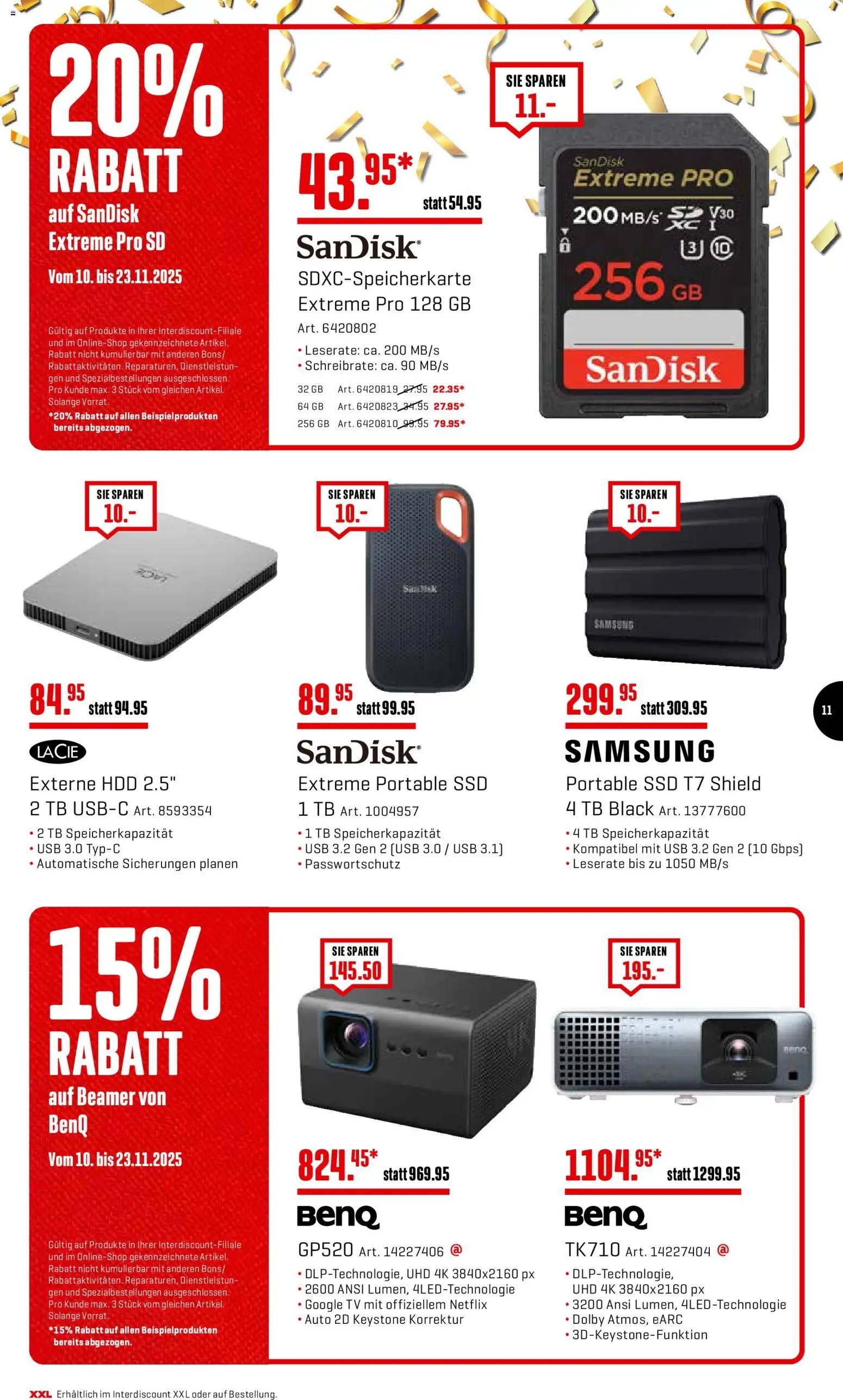 Interdiscount Aktionen (2025-11-10 - 2025-11-23)