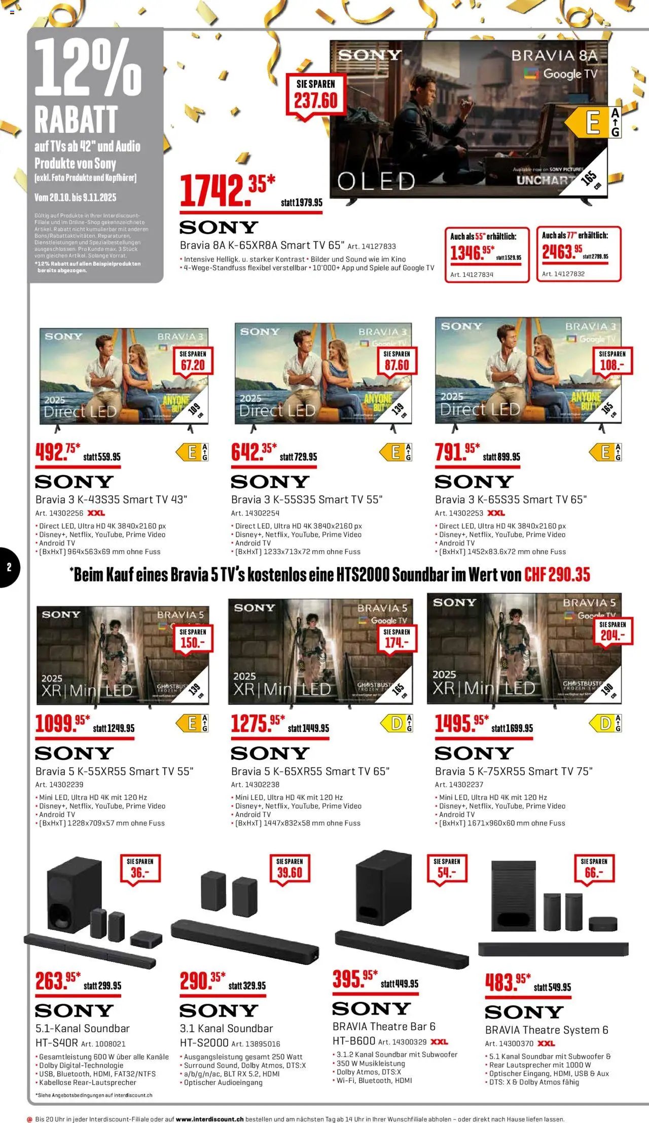 Interdiscount Aktionen (2025-10-20 - 2025-11-09) | 2