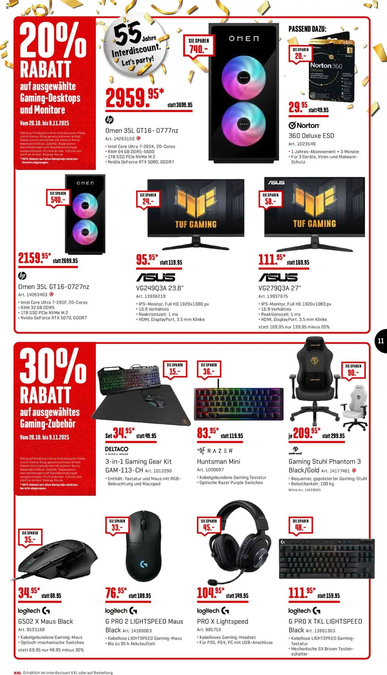 Interdiscount Aktionen (2025-10-20 - 2025-11-09) | 11