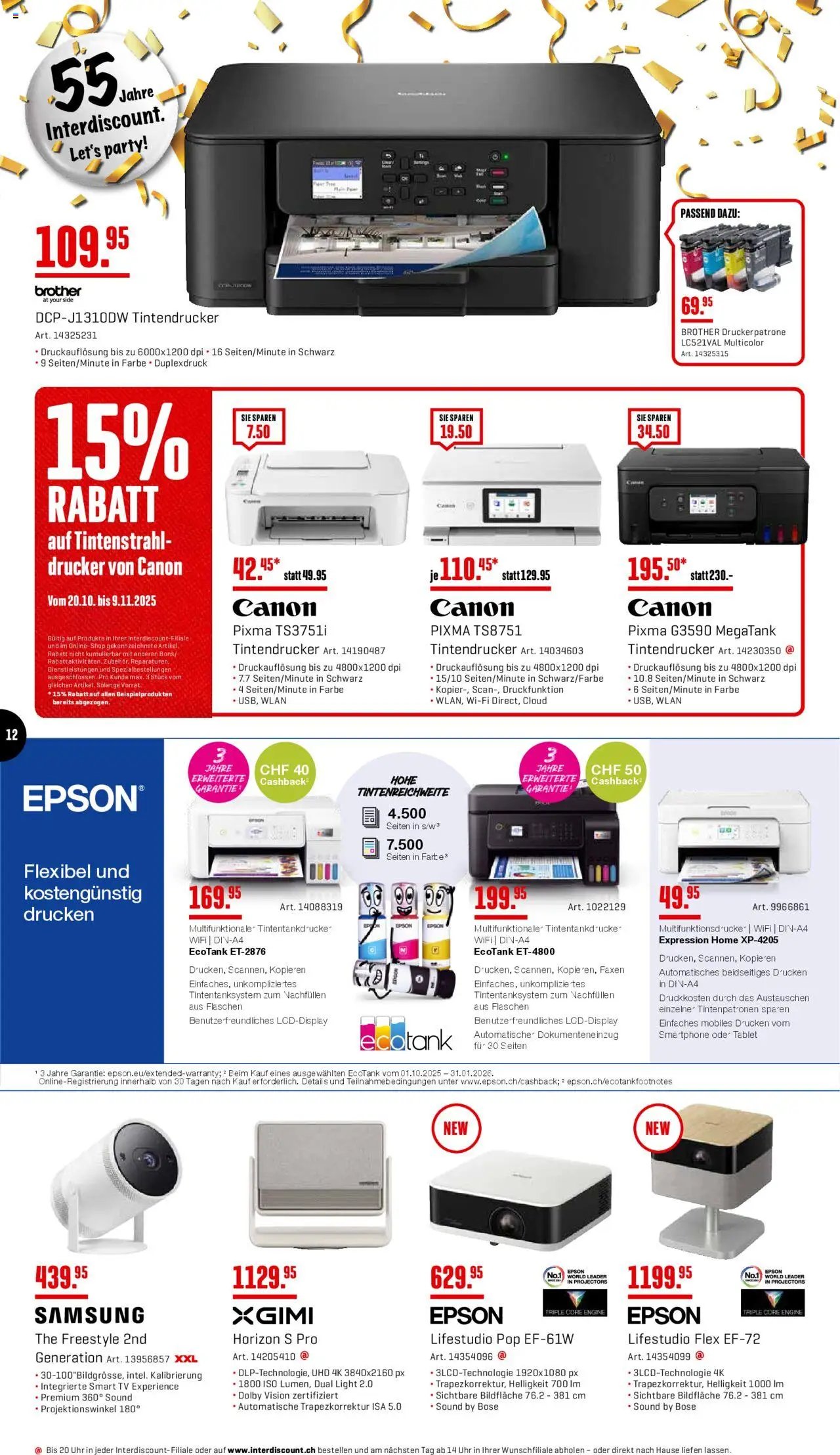 Interdiscount Aktionen (2025-10-20 - 2025-11-09) | 12