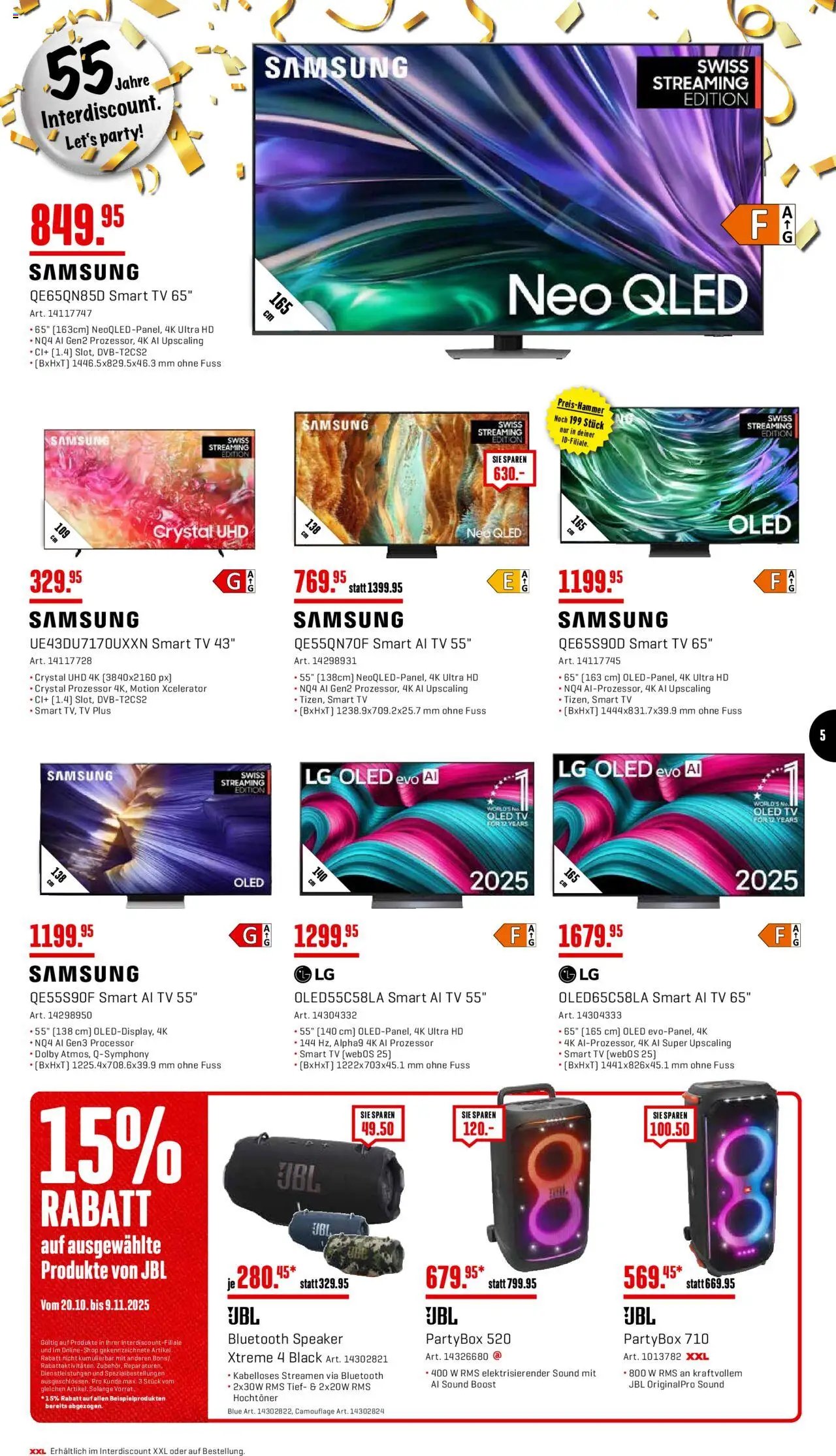 Interdiscount Aktionen (2025-10-20 - 2025-11-09) | 5