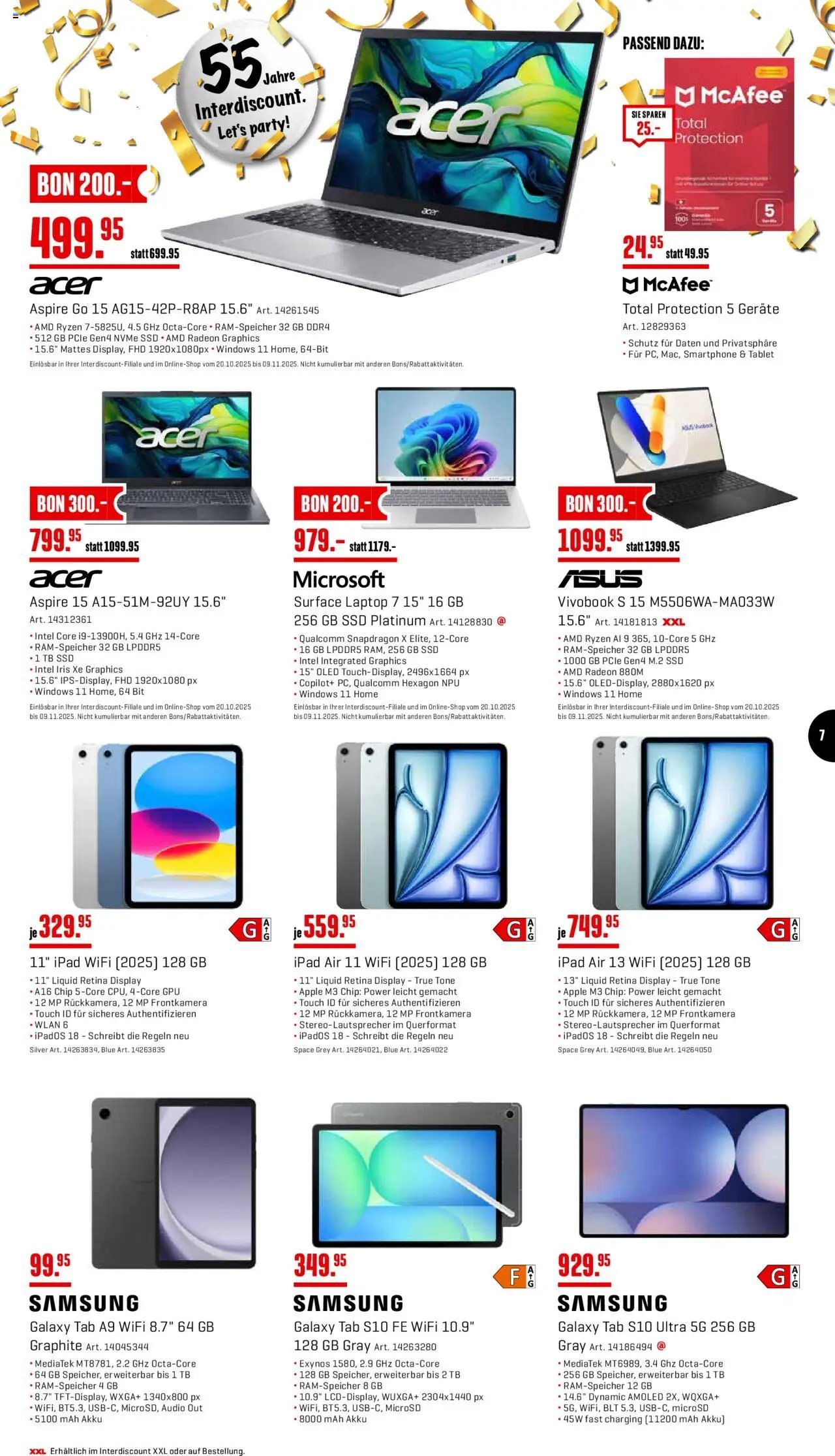 Interdiscount Aktionen (2025-10-20 - 2025-11-09) | 7
