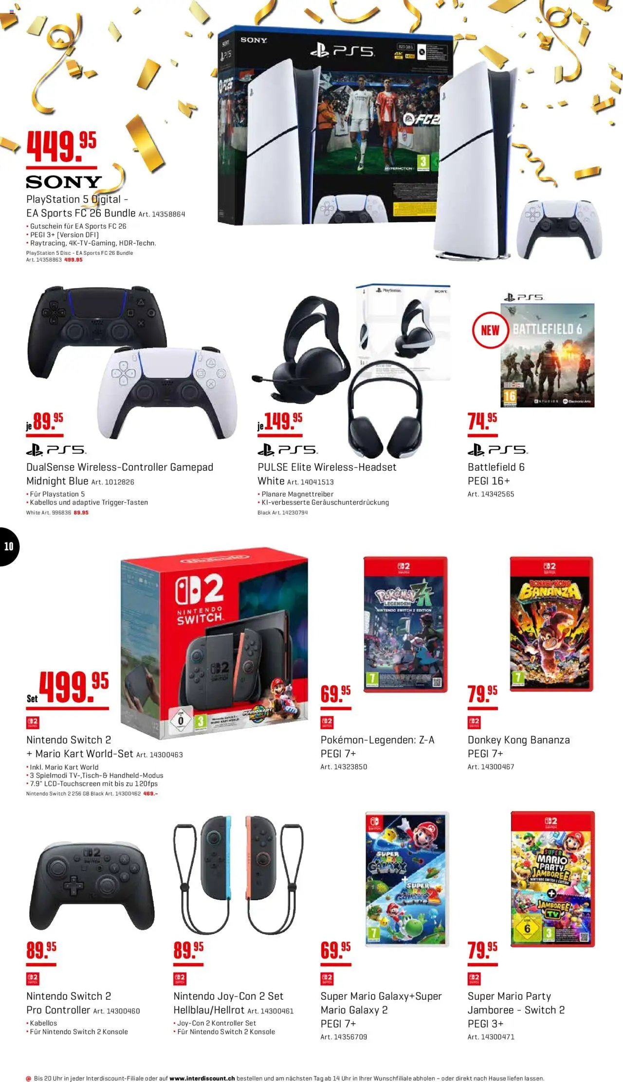 Interdiscount Aktionen (2025-10-20 - 2025-11-09) | 10