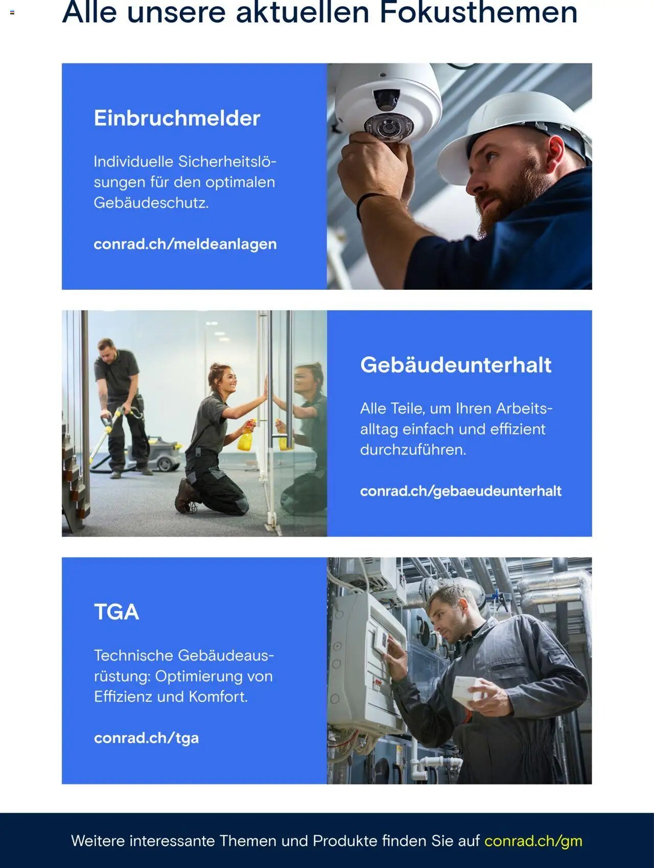 Conrad Aktionen Gebäude Management (2024-09-04 - 2025-12-31) | 3