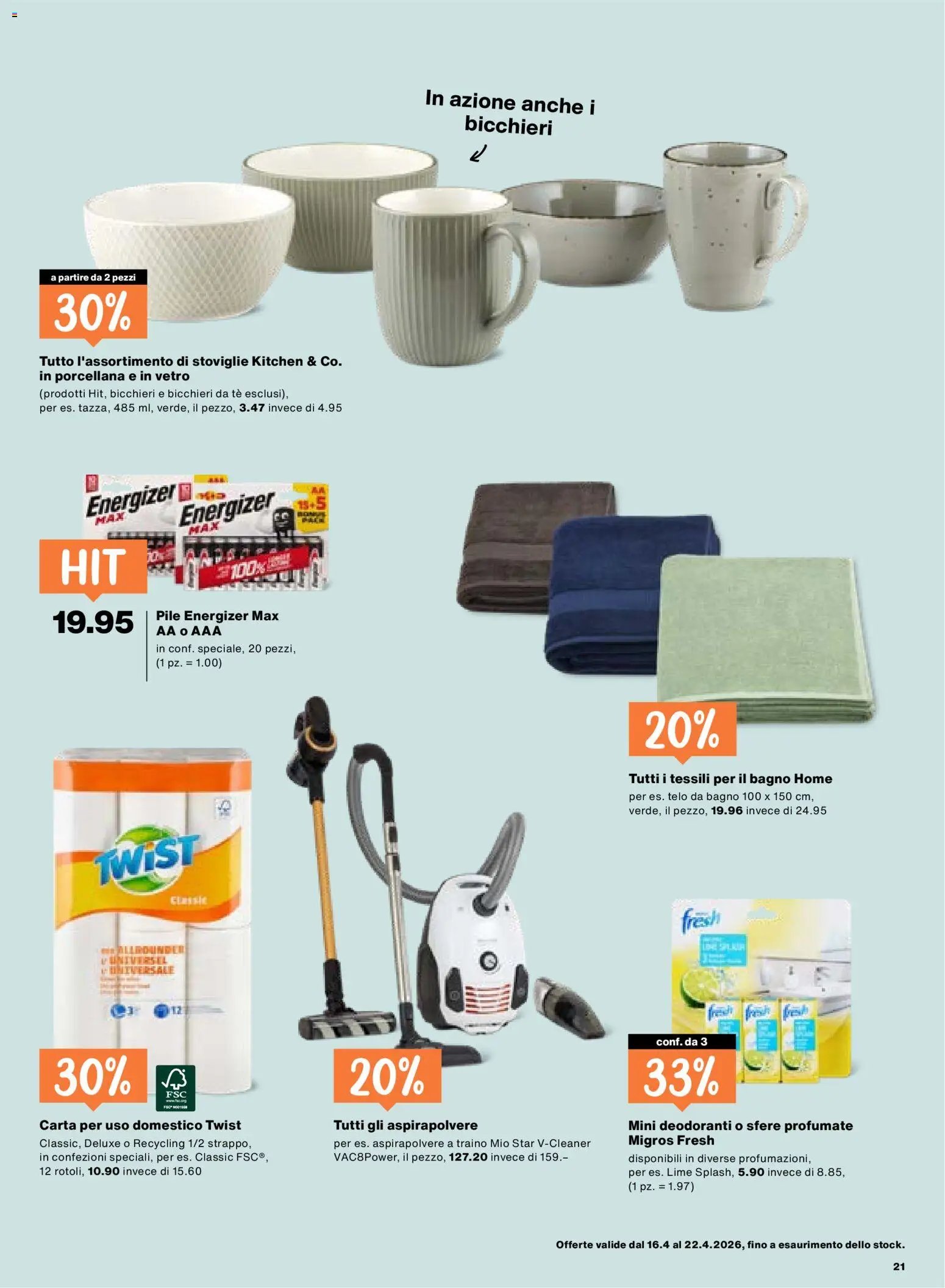 Migros aktionen IT (2026-04-16 - 2026-04-22)