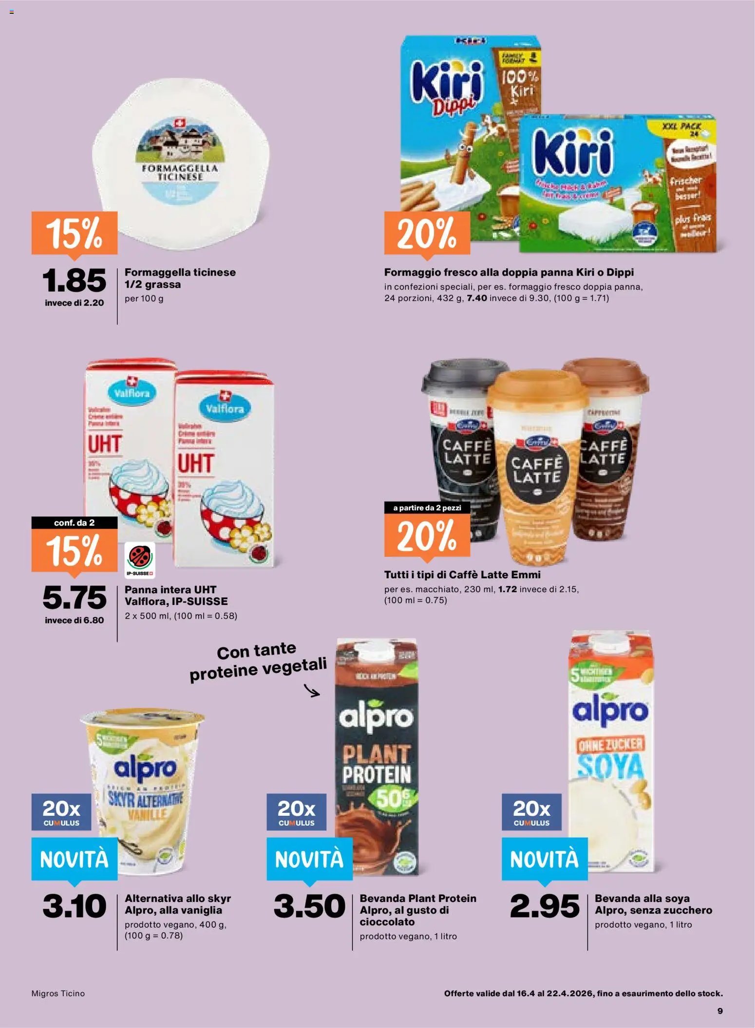 Migros aktionen IT (2026-04-16 - 2026-04-22)