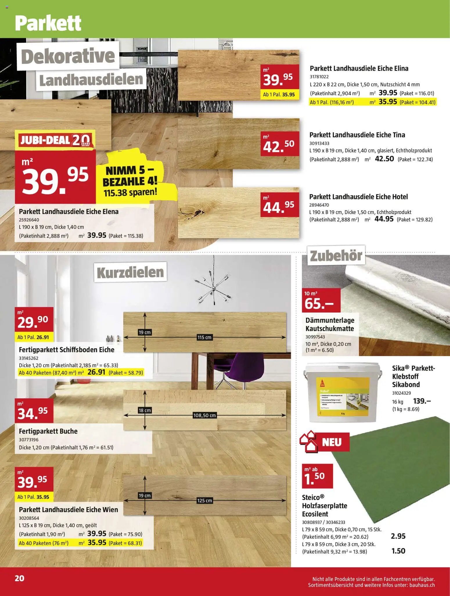 Bauhaus Aktionen (2026-02-23 - 2026-03-29) | 20