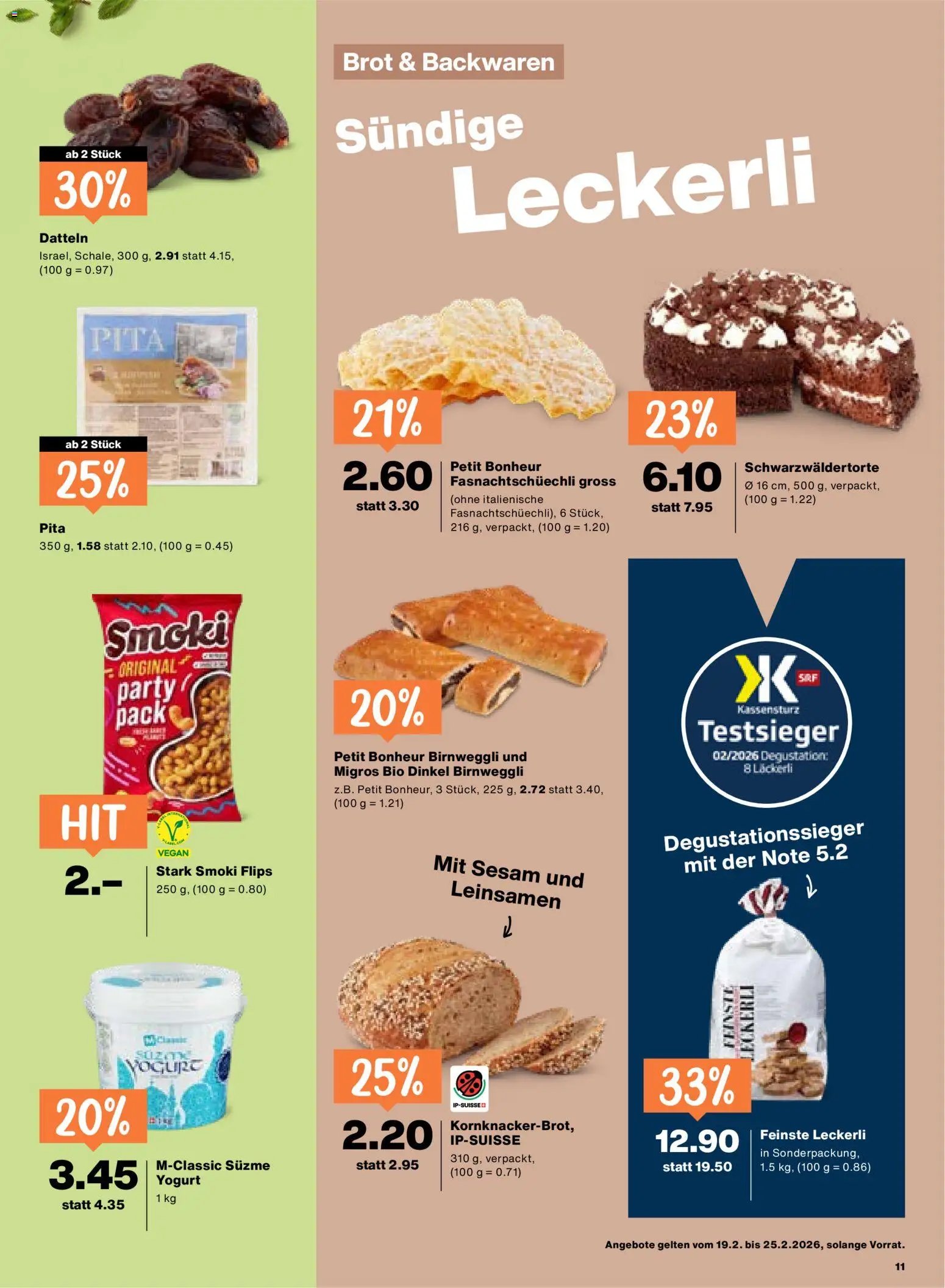 Migros Aktionen (2026-02-19 - 2026-02-25)