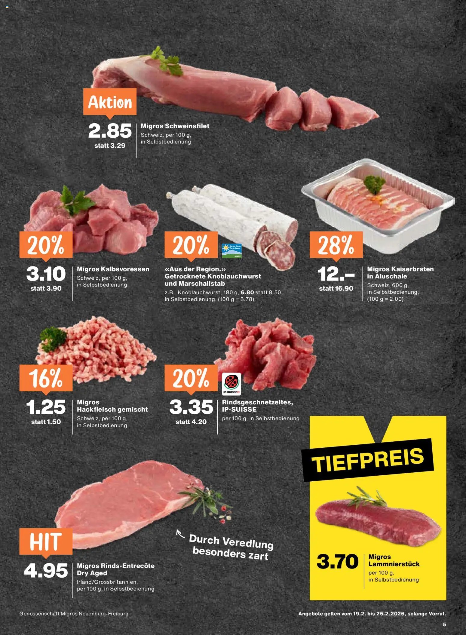 Migros Aktionen (2026-02-19 - 2026-02-25)