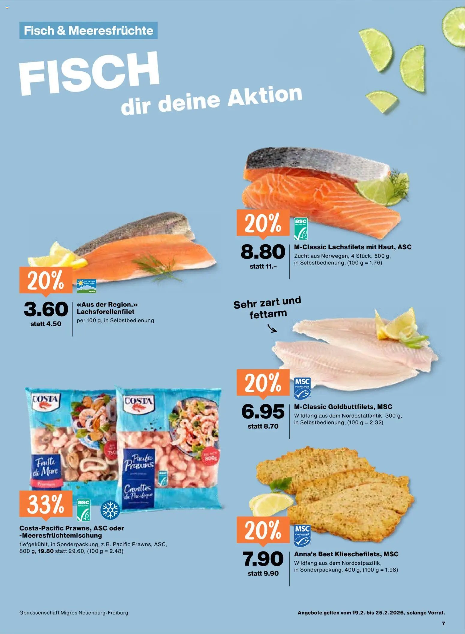 Migros Aktionen (2026-02-19 - 2026-02-25)