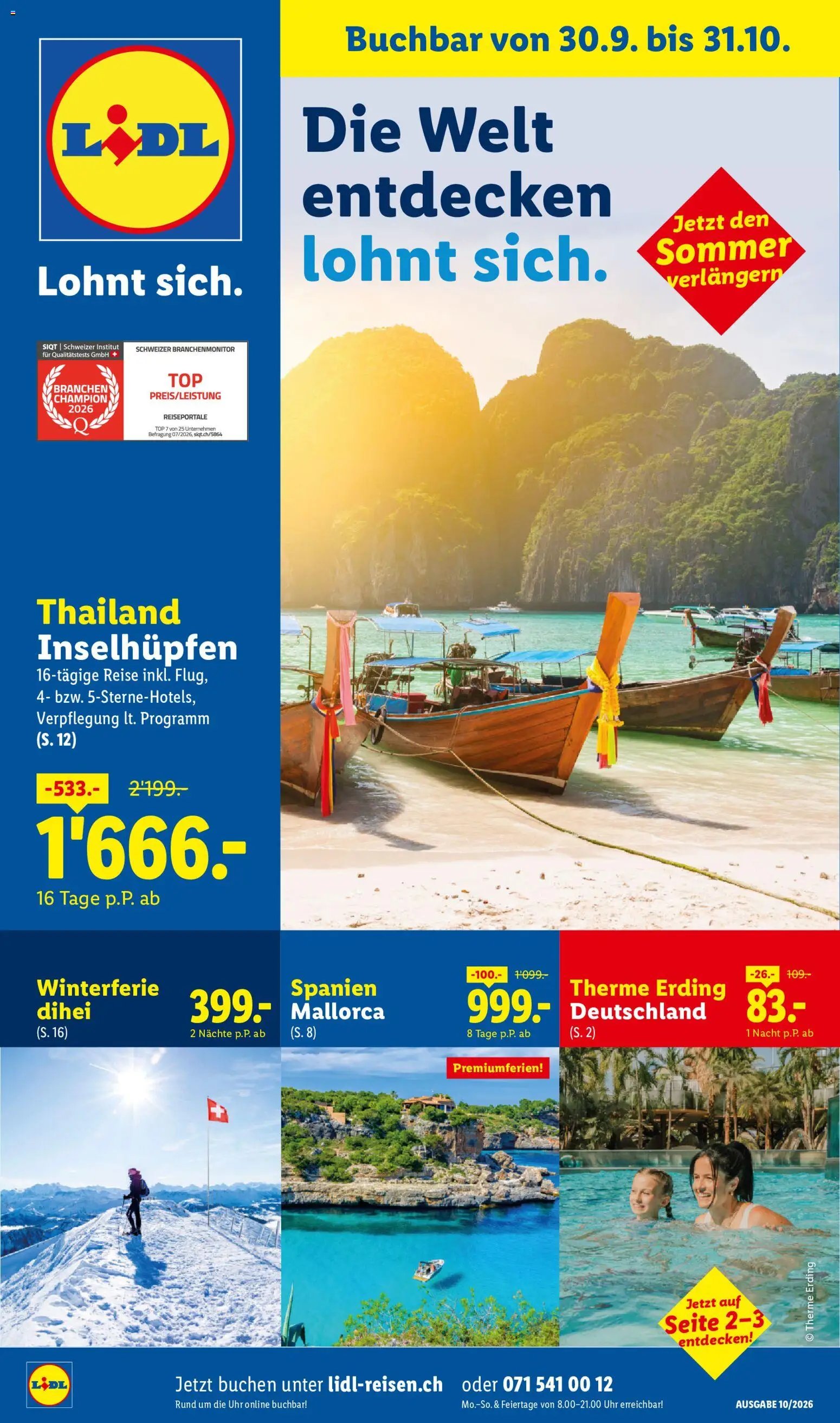 Lidl aktionen Reise-Highlights