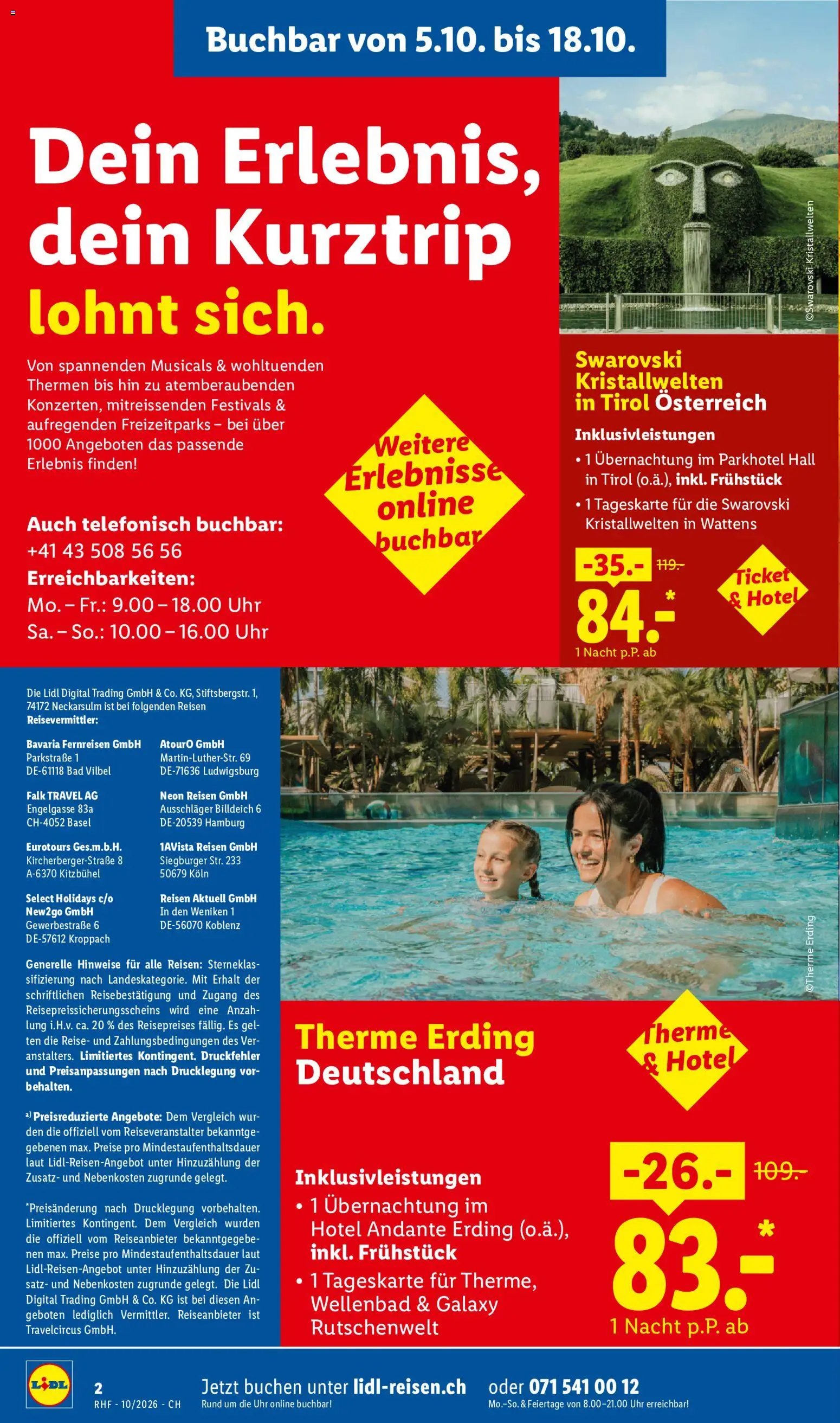 Lidl aktionen Reise-Highlights
