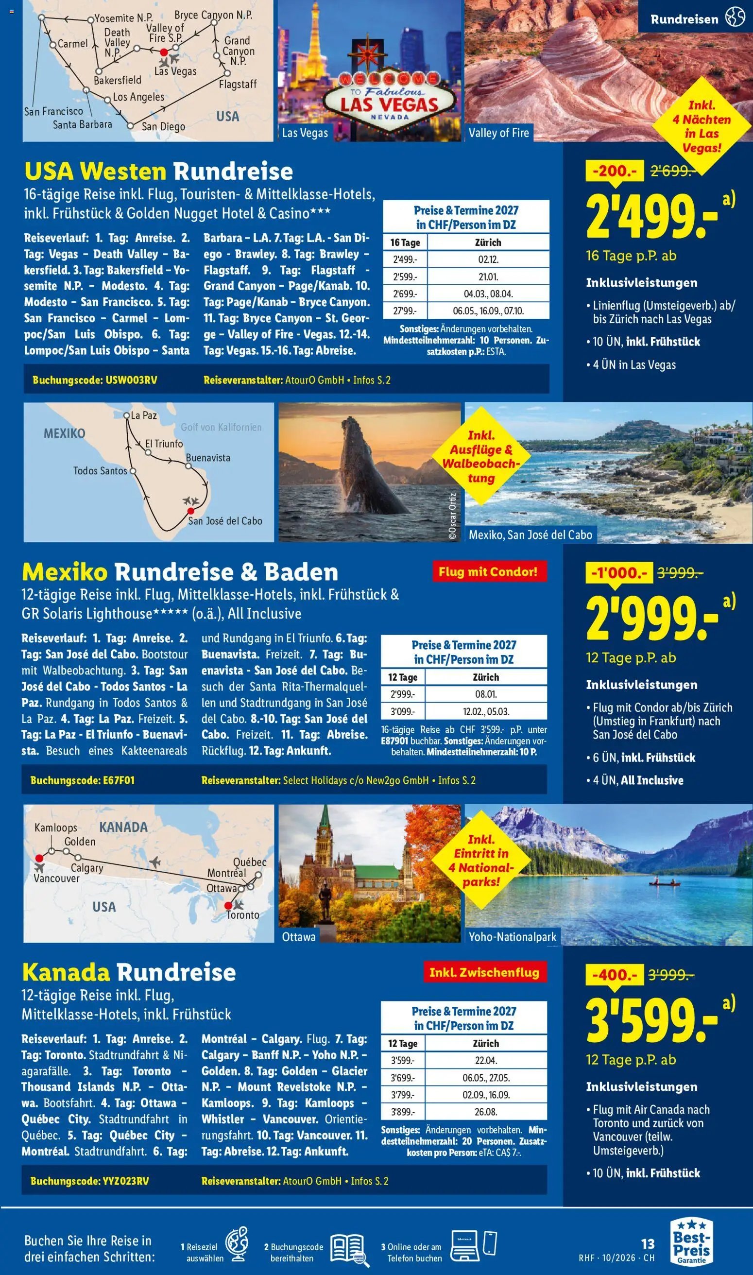 Lidl aktionen Reise-Highlights