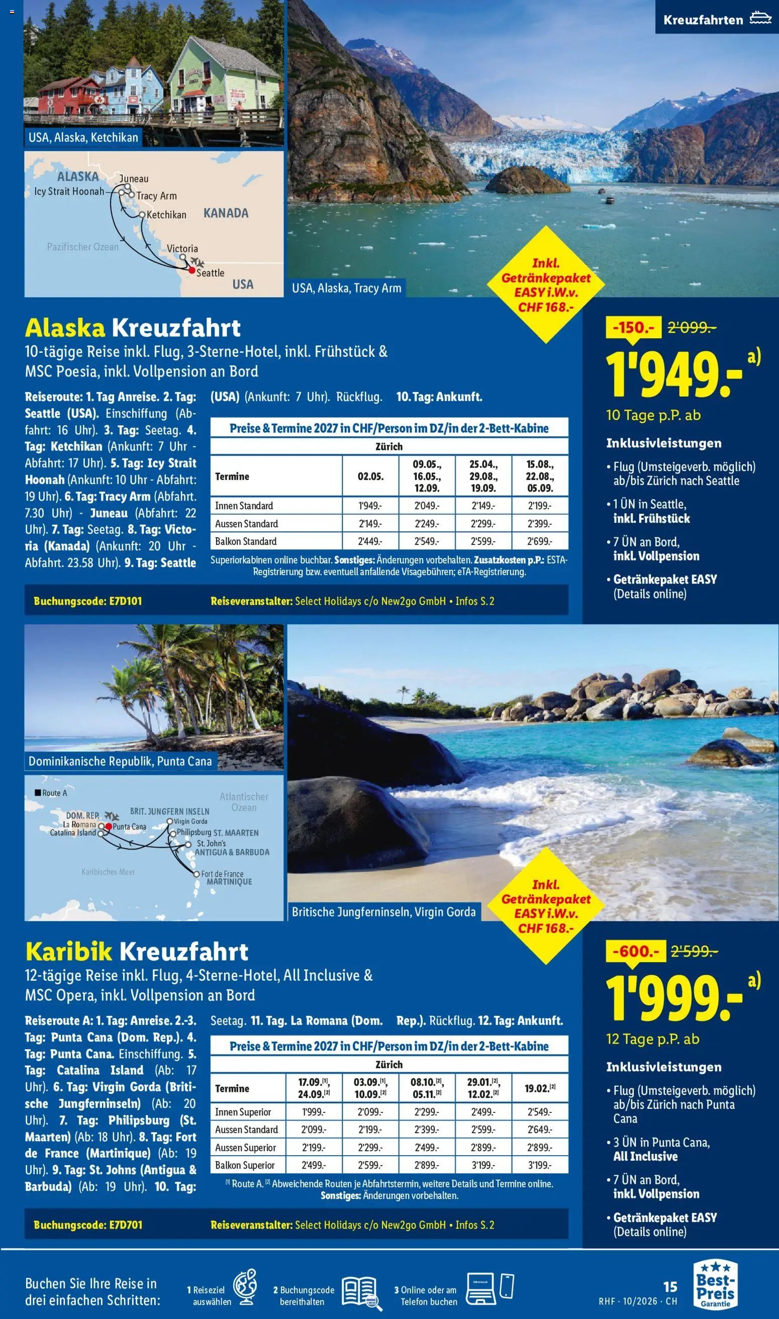 Lidl aktionen Reise-Highlights