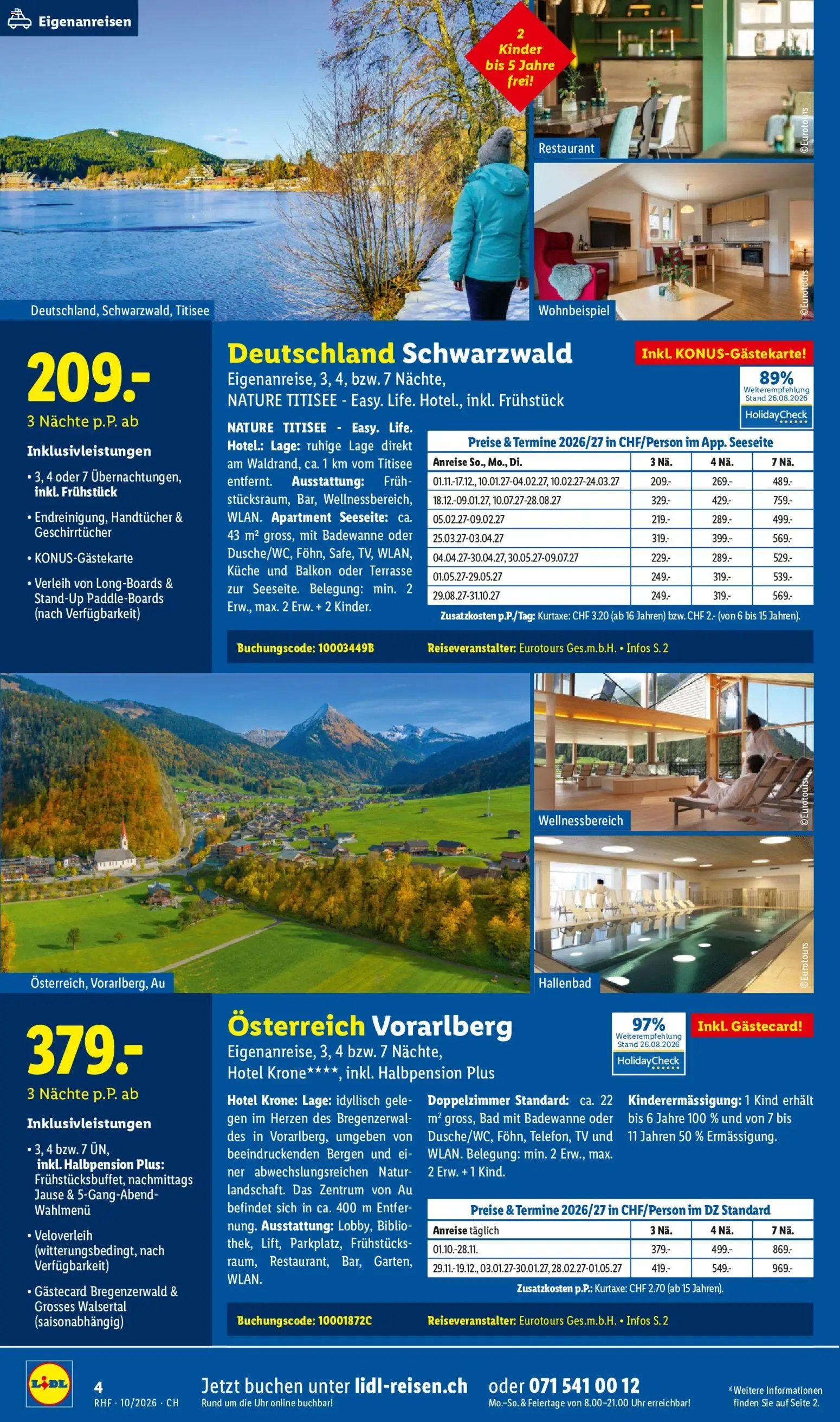 Lidl aktionen Reise-Highlights