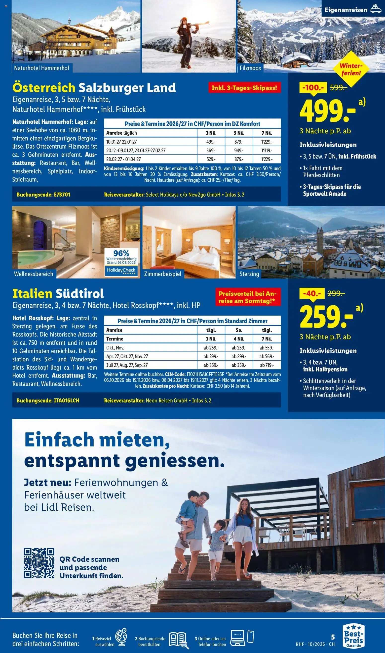 Lidl aktionen Reise-Highlights