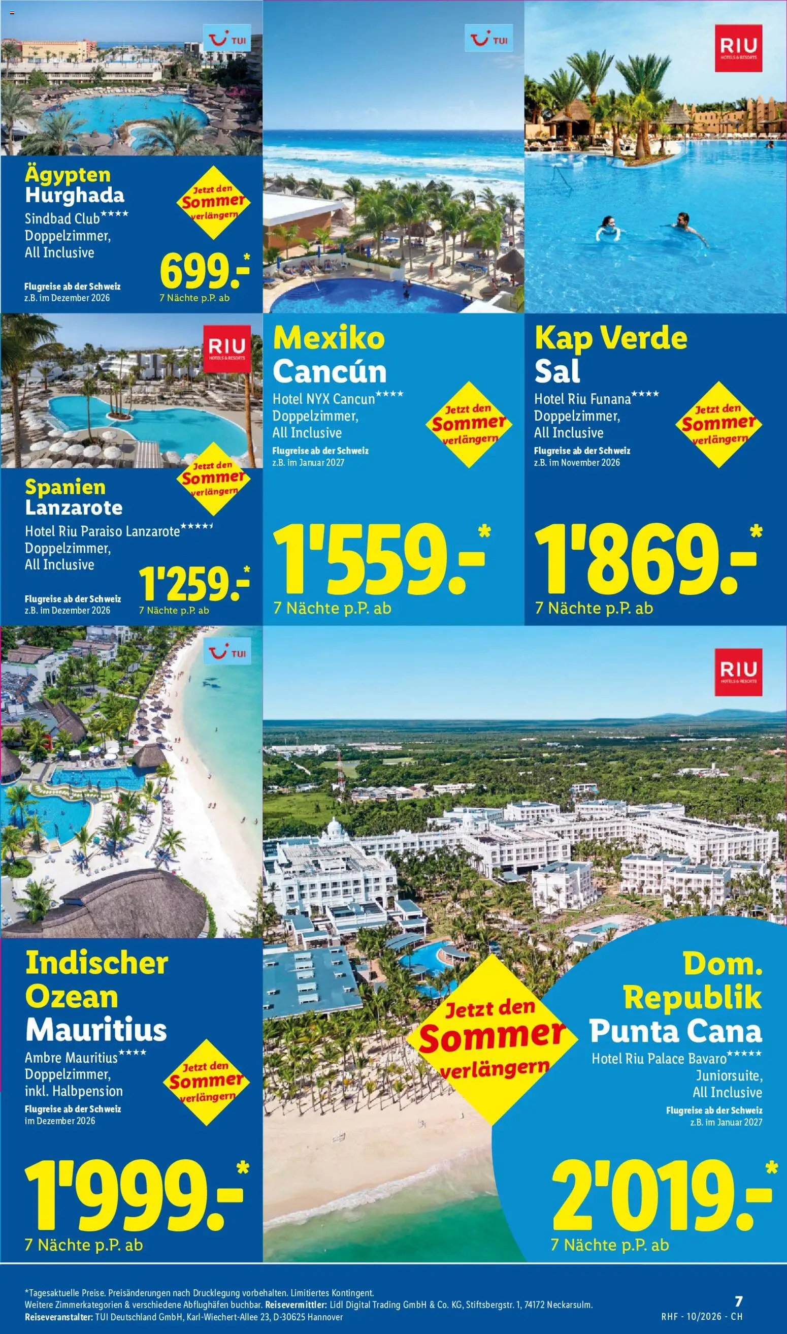 Lidl aktionen Reise-Highlights