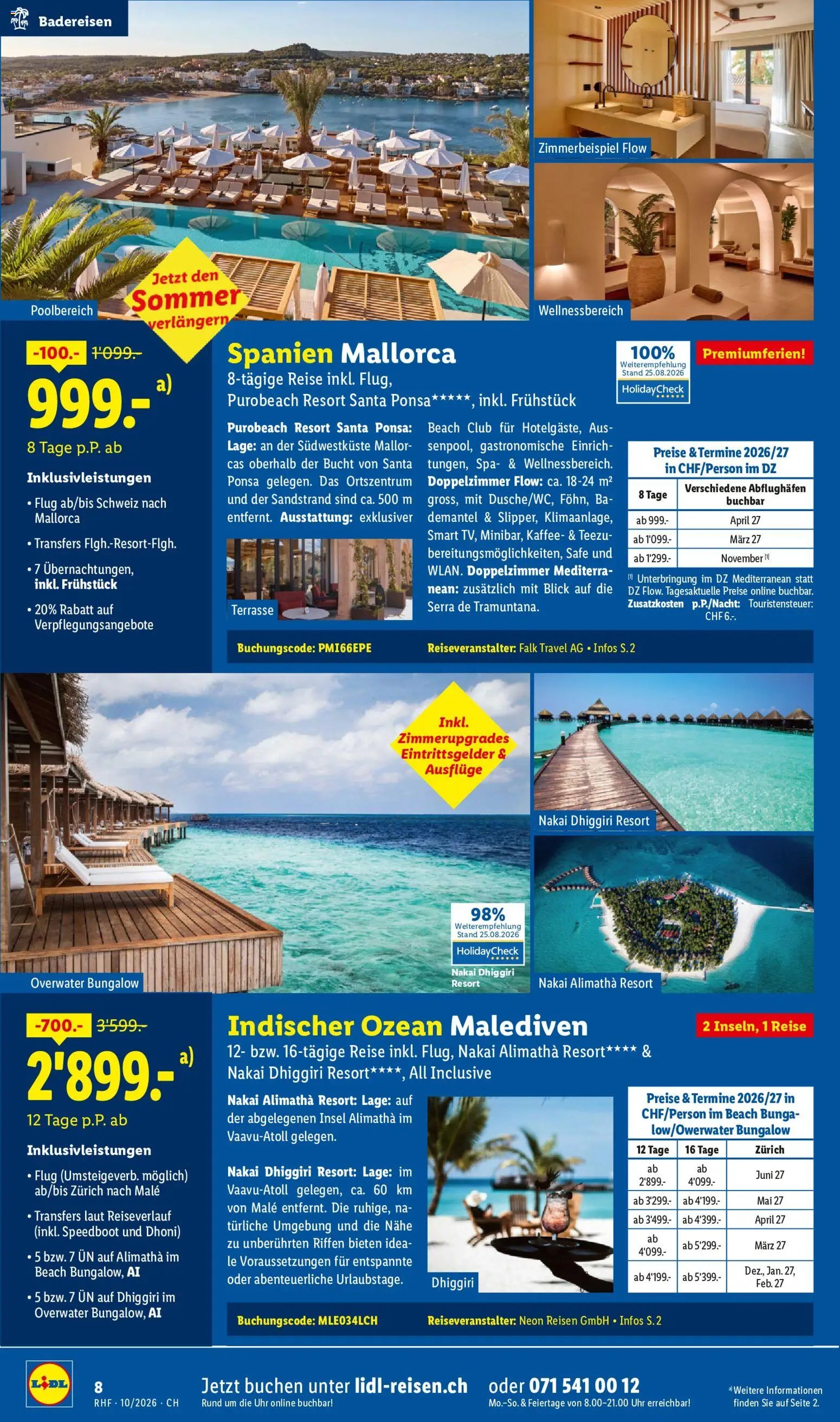 Lidl aktionen Reise-Highlights