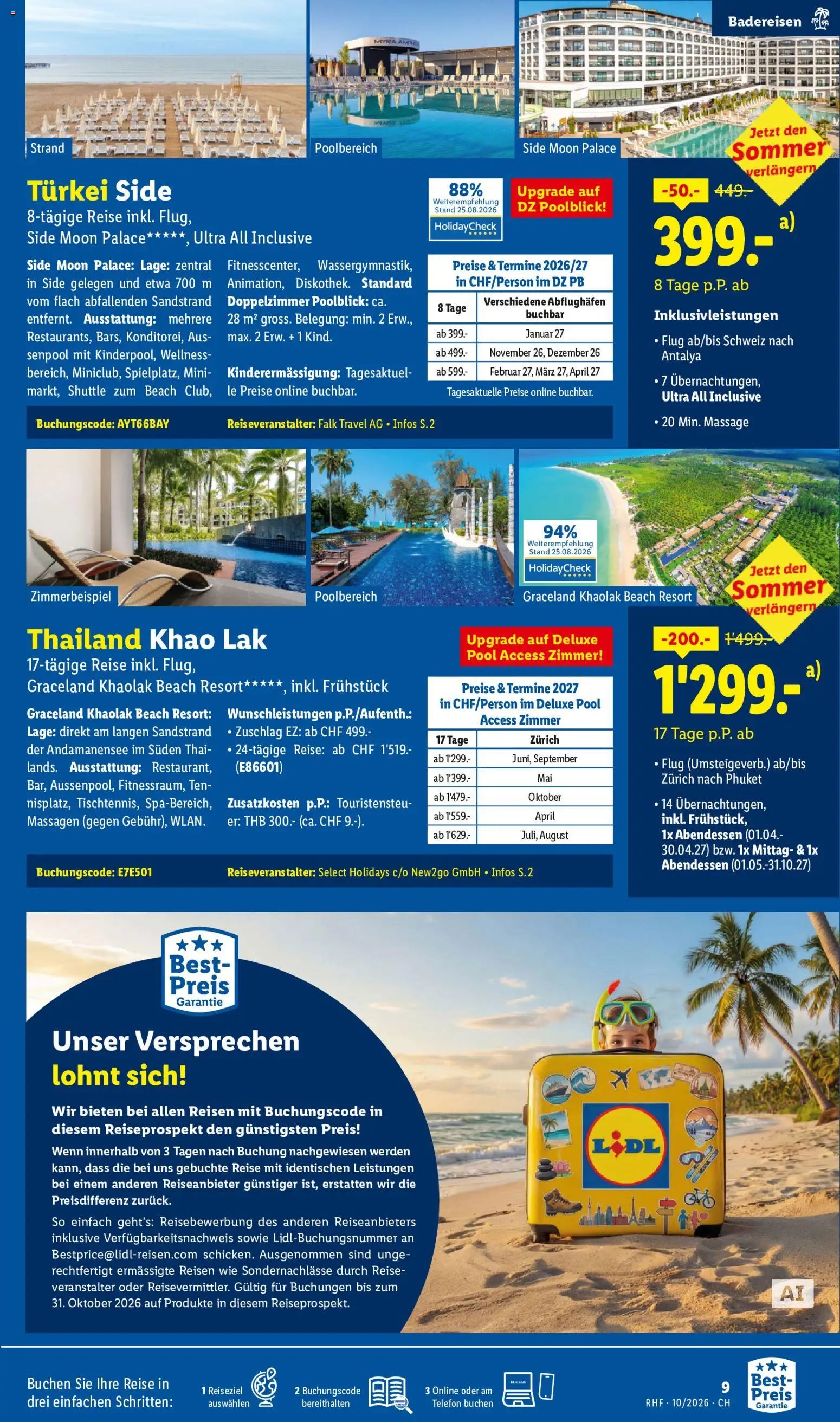 Lidl aktionen Reise-Highlights