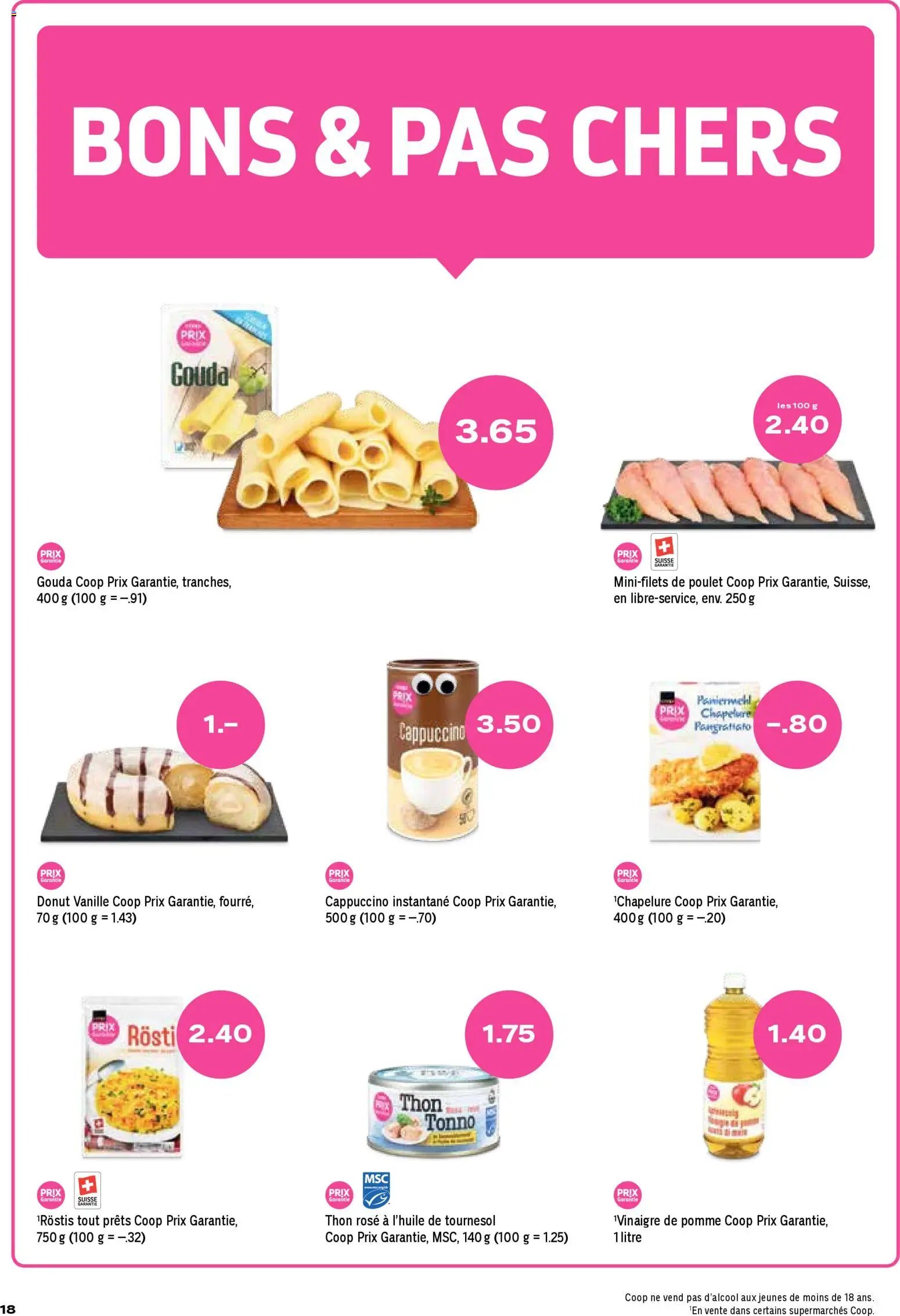 Coop - Les actions de la semaine (2025-12-11 - 2025-12-17) | 18
