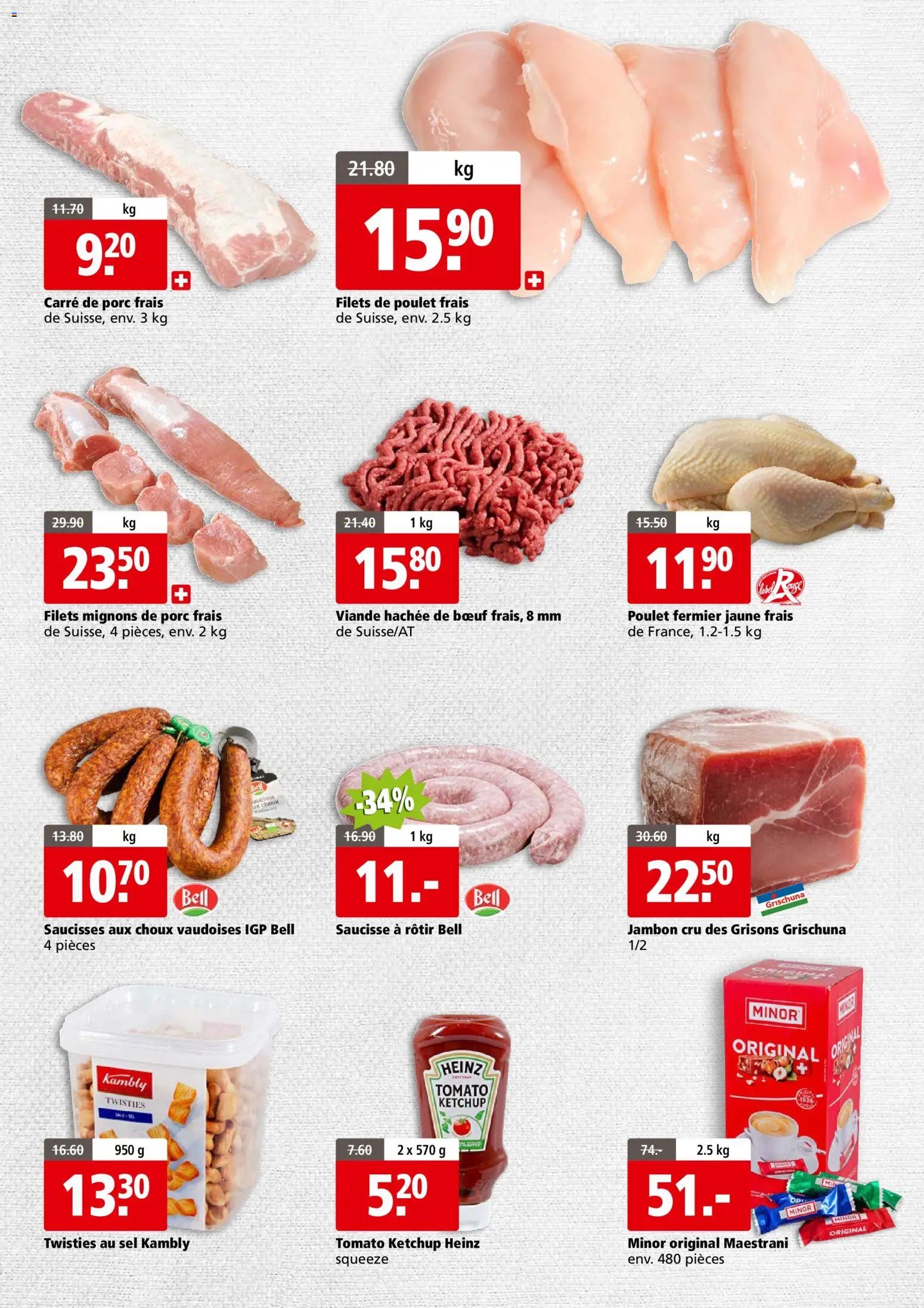 Aligro Aktionen Business Chavannes, Matran, Genève, Sion (2026-02-23 - 2026-02-28)