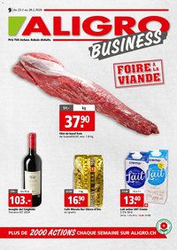 Aligro Aktionen Business Chavannes, Matran, Genève, Sion (2026-02-23 - 2026-02-28)