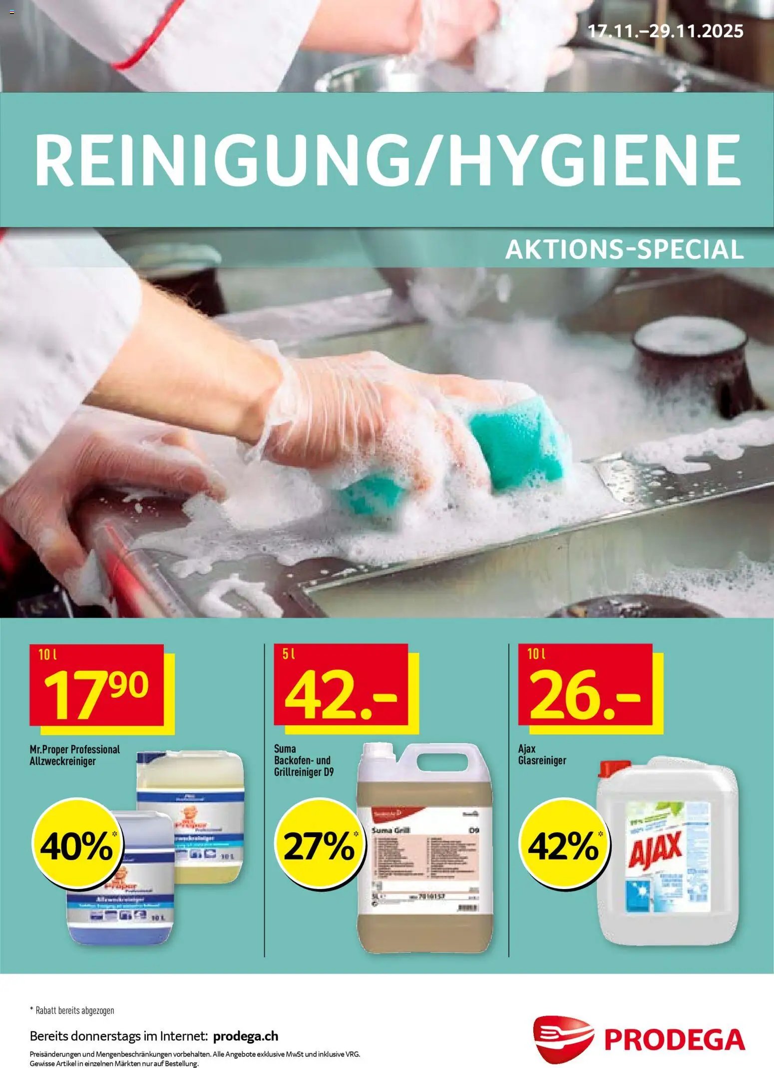 Prodega Aktionen Reinigung (2025-11-17 - 2025-11-29) | 1