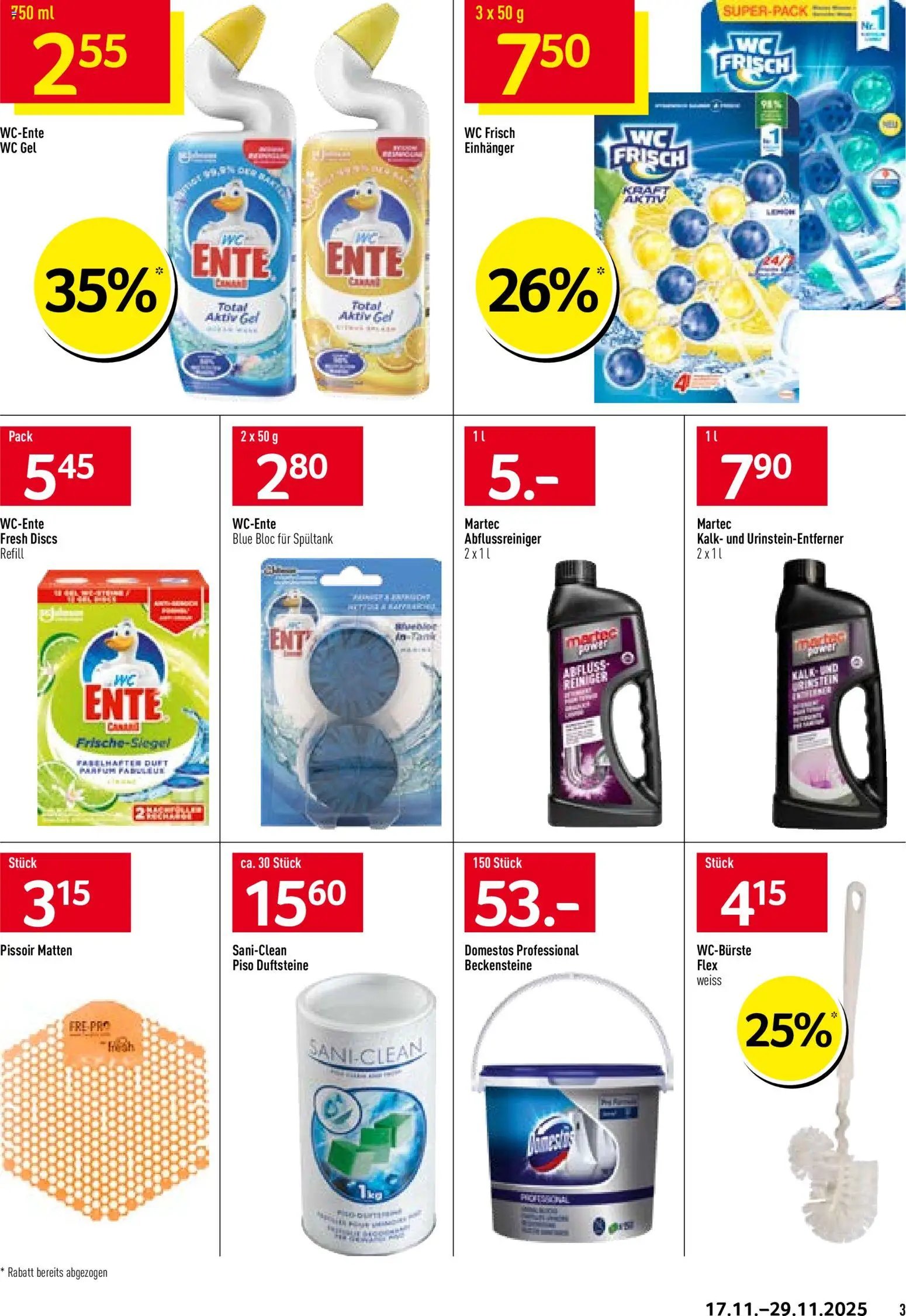 Prodega Aktionen Reinigung (2025-11-17 - 2025-11-29) | 3