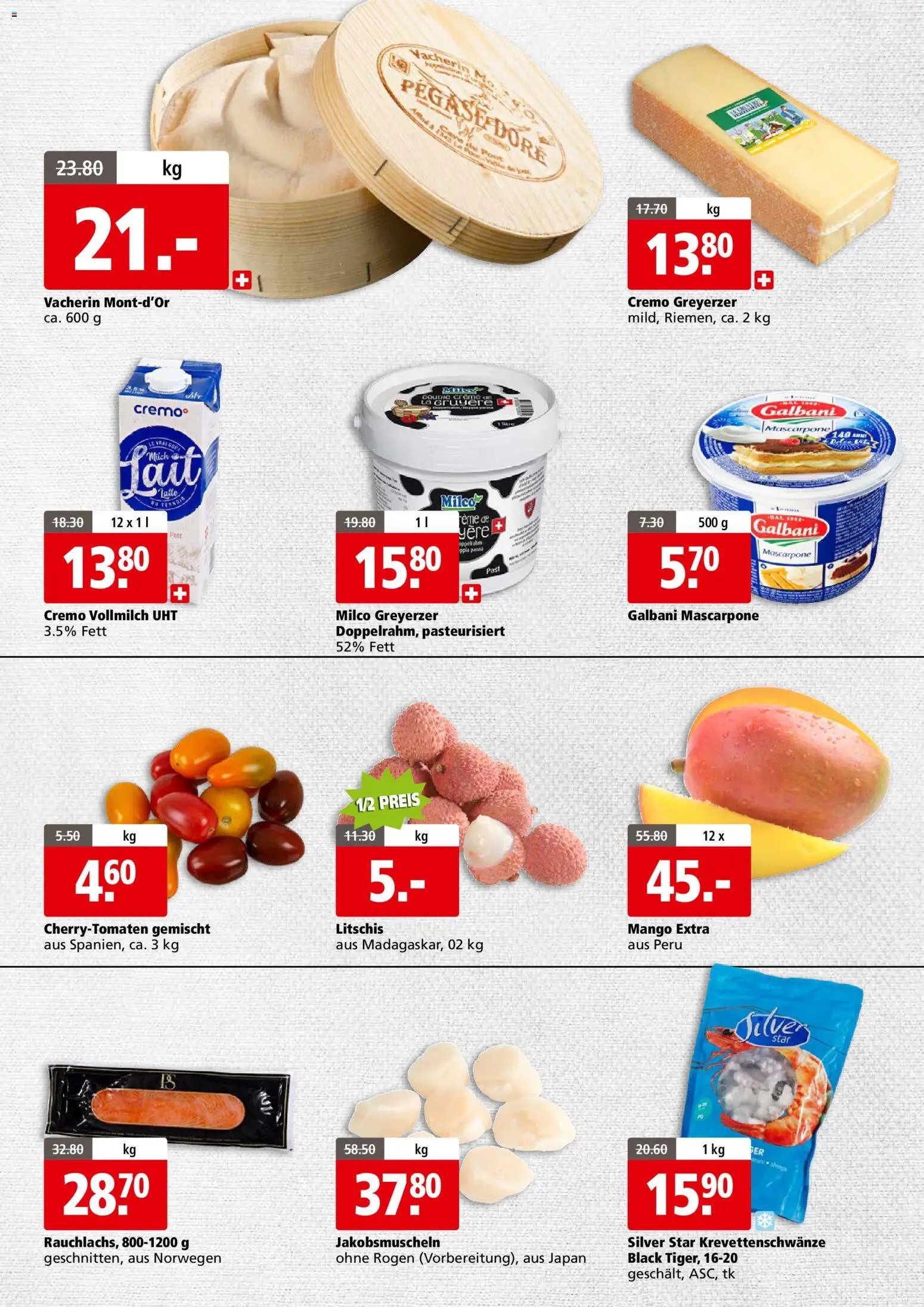 Aligro Aktionen Business Chavannes, Matran, Genf, Sitten (2025-12-15 - 2025-12-24)