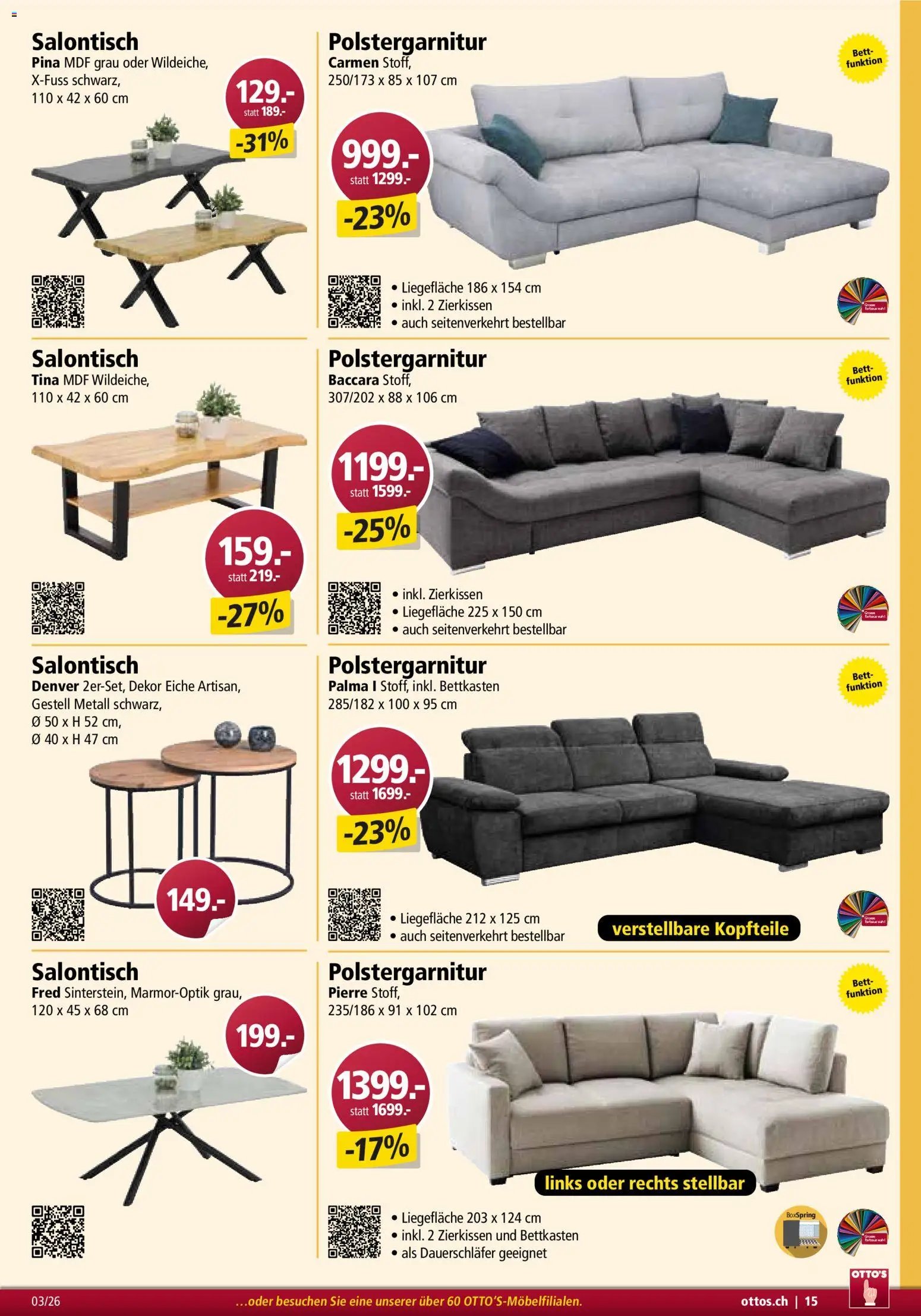 Otto's Aktionen Möbelflyer (2026-03-01 - 2026-04-30) | 15