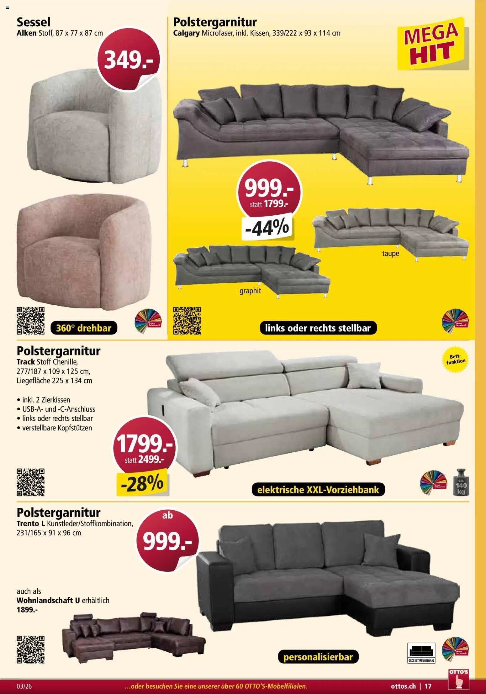 Otto's Aktionen Möbelflyer (2026-03-01 - 2026-04-30) | 17