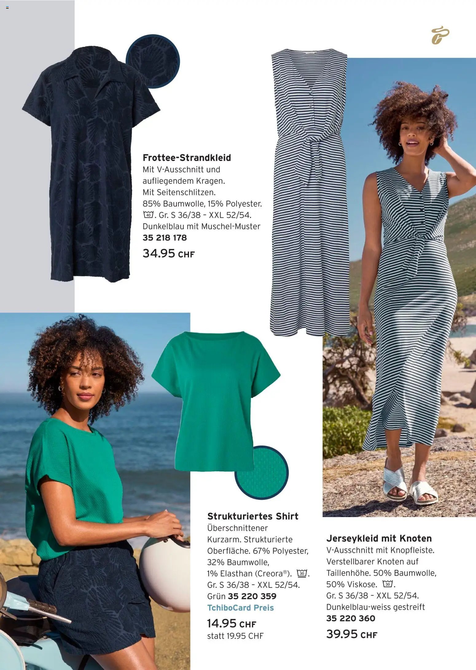 Tchibo aktionen Meeresluft & easy Looks