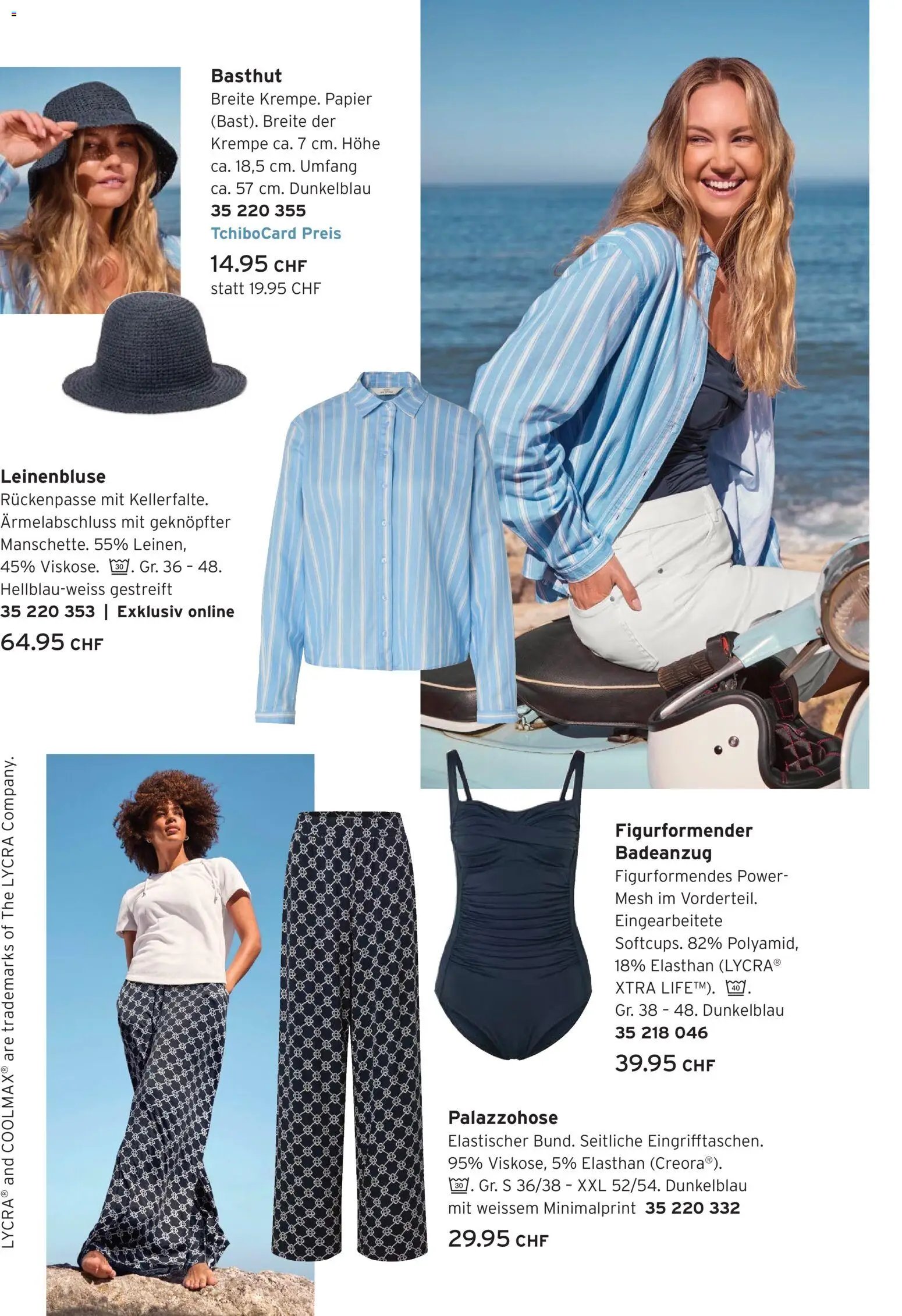 Tchibo aktionen Meeresluft & easy Looks