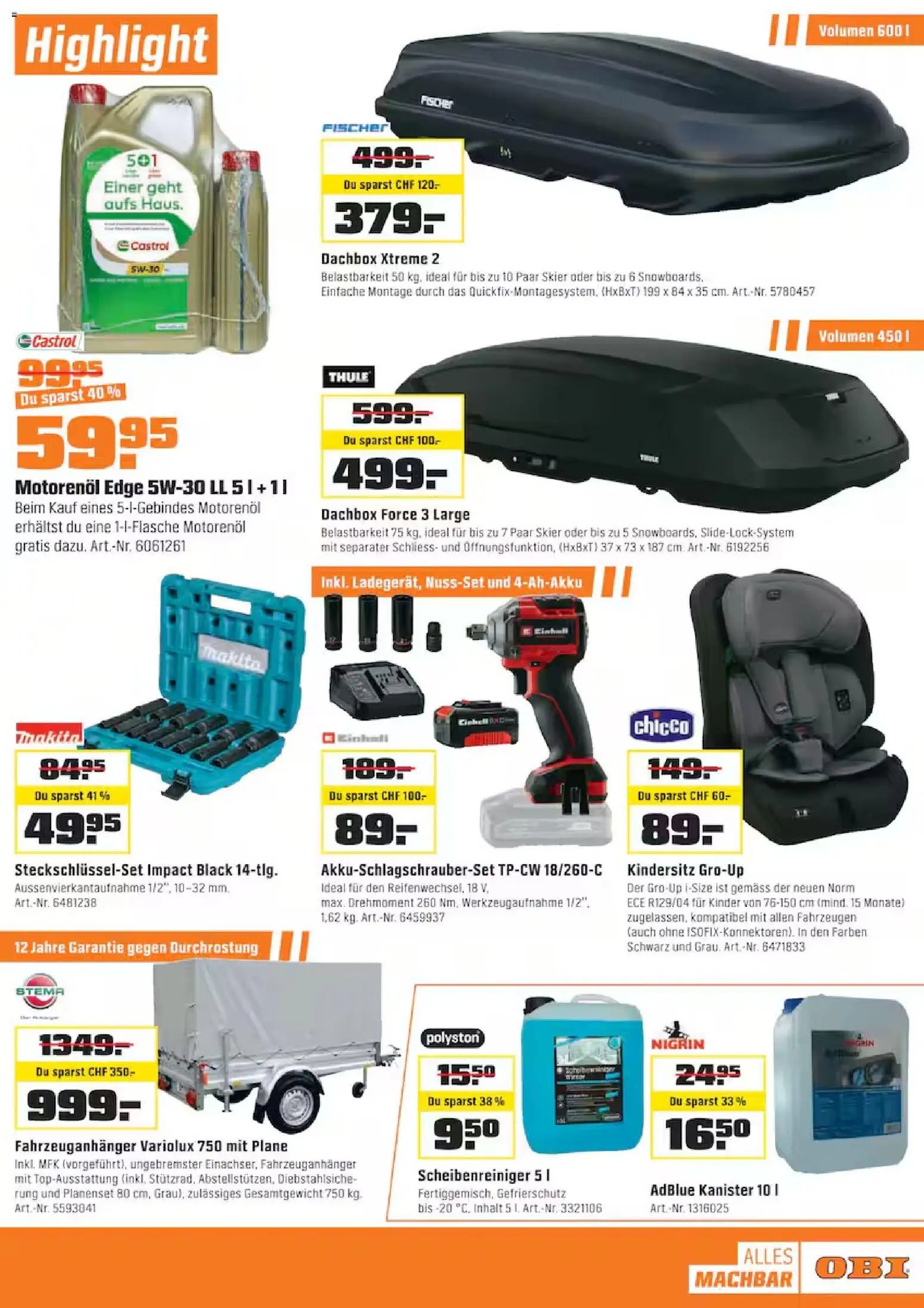 OBI Aktionen (2026-02-02 - 2026-02-14)