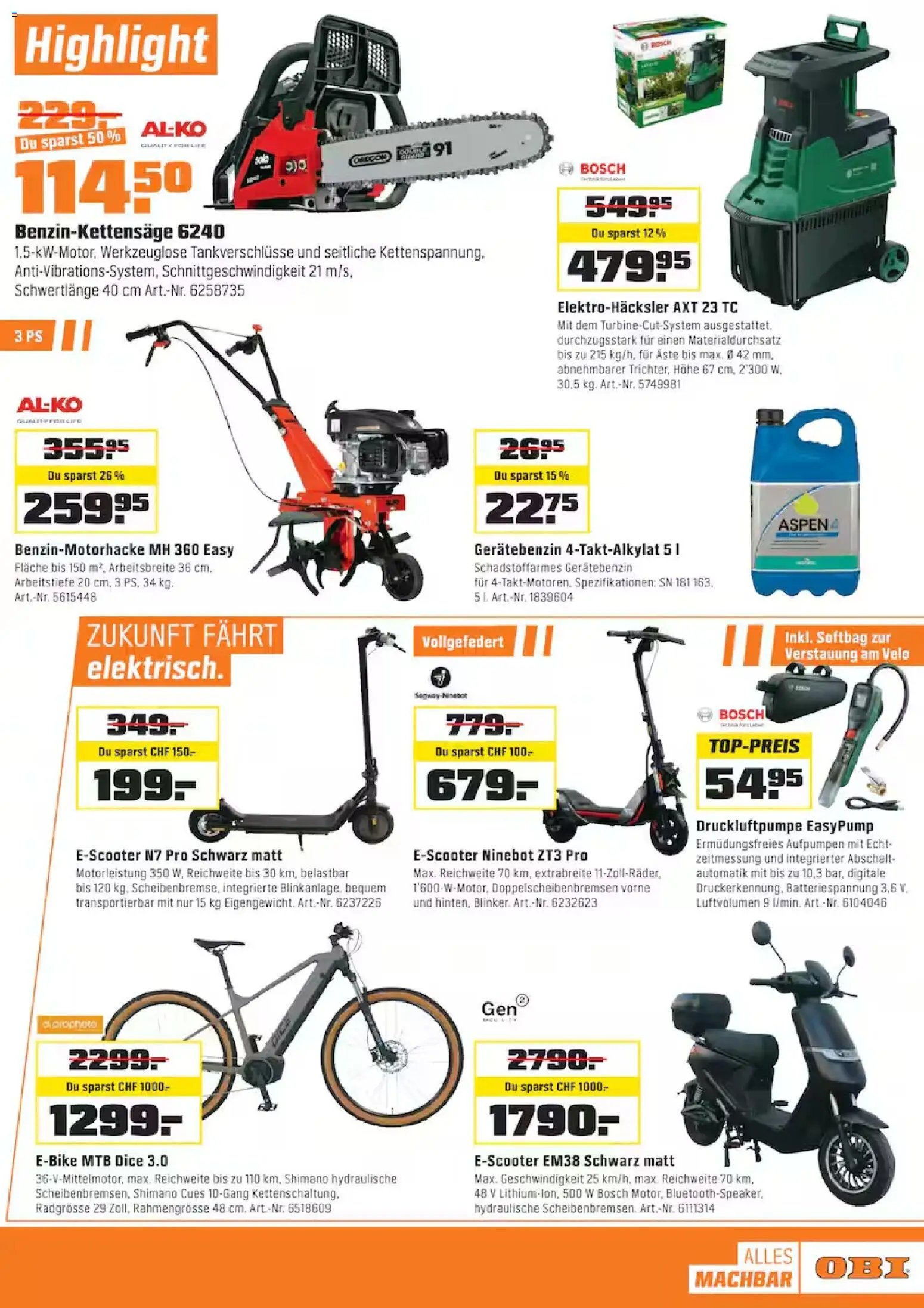 OBI Aktionen (2026-02-02 - 2026-02-14)