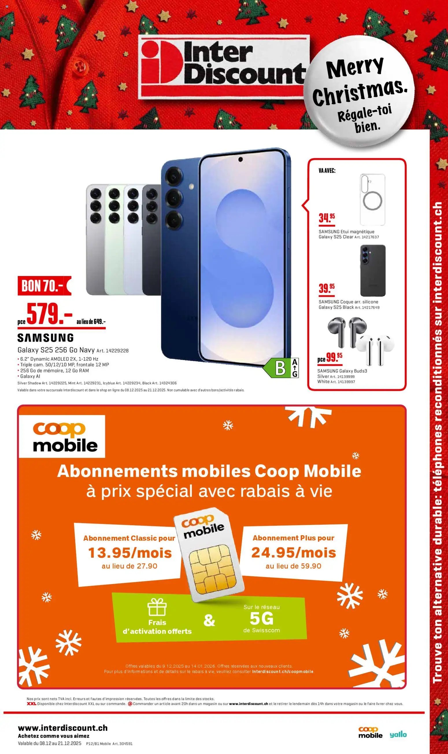 Interdiscount Aktionen Mobile FR (2025-12-08 - 2025-12-21)