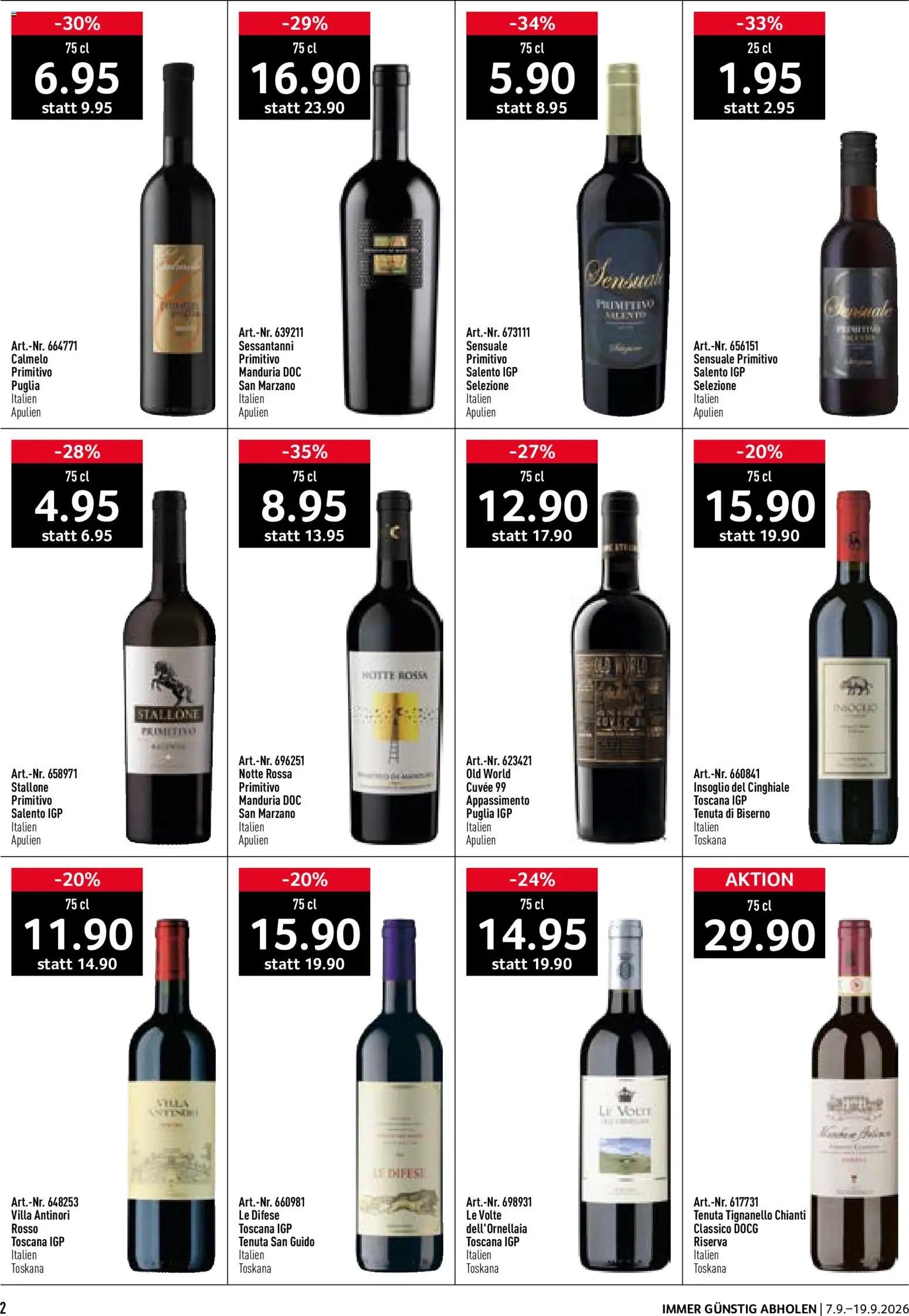 Prodega aktionen Weinfestival