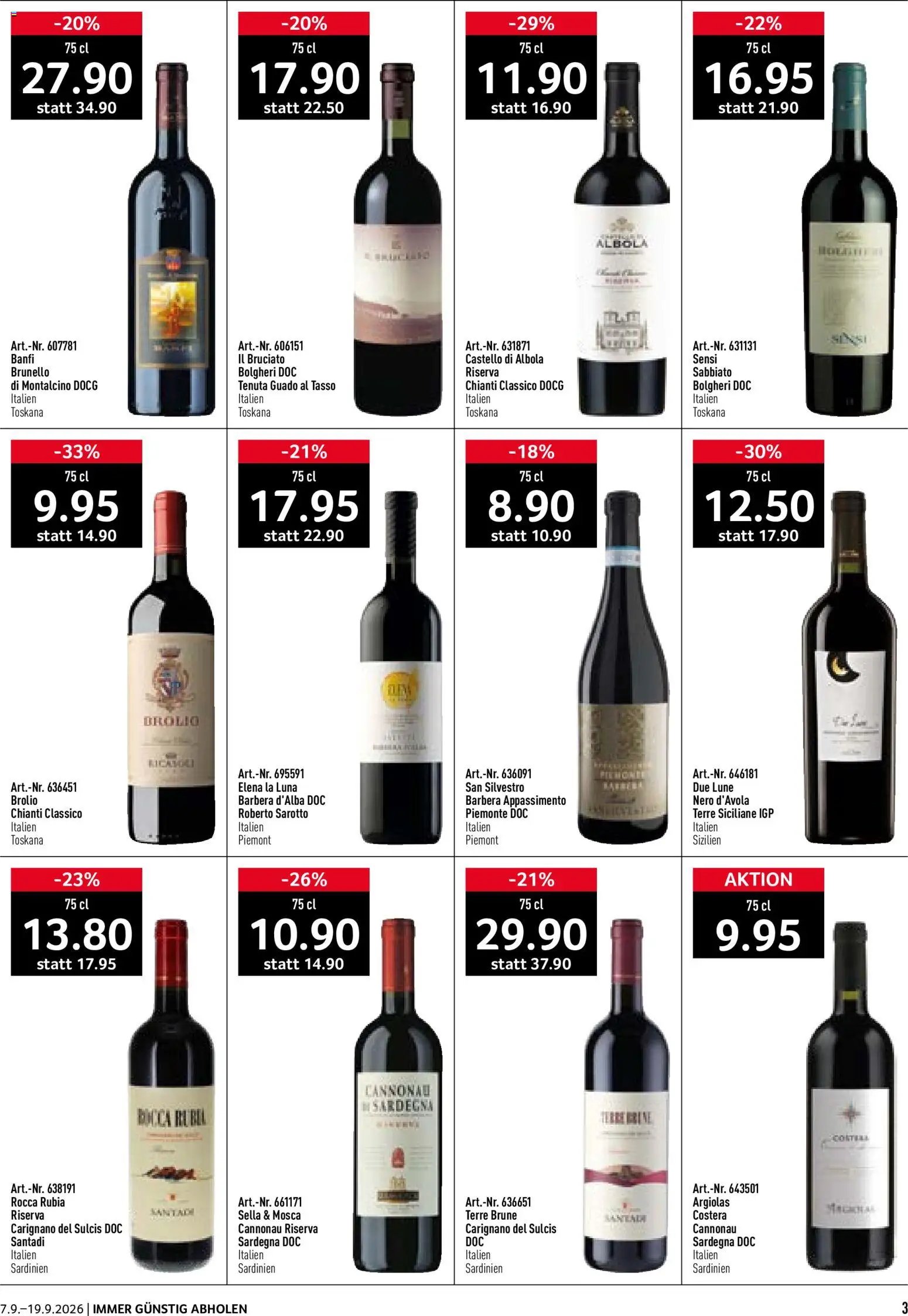 Prodega aktionen Weinfestival