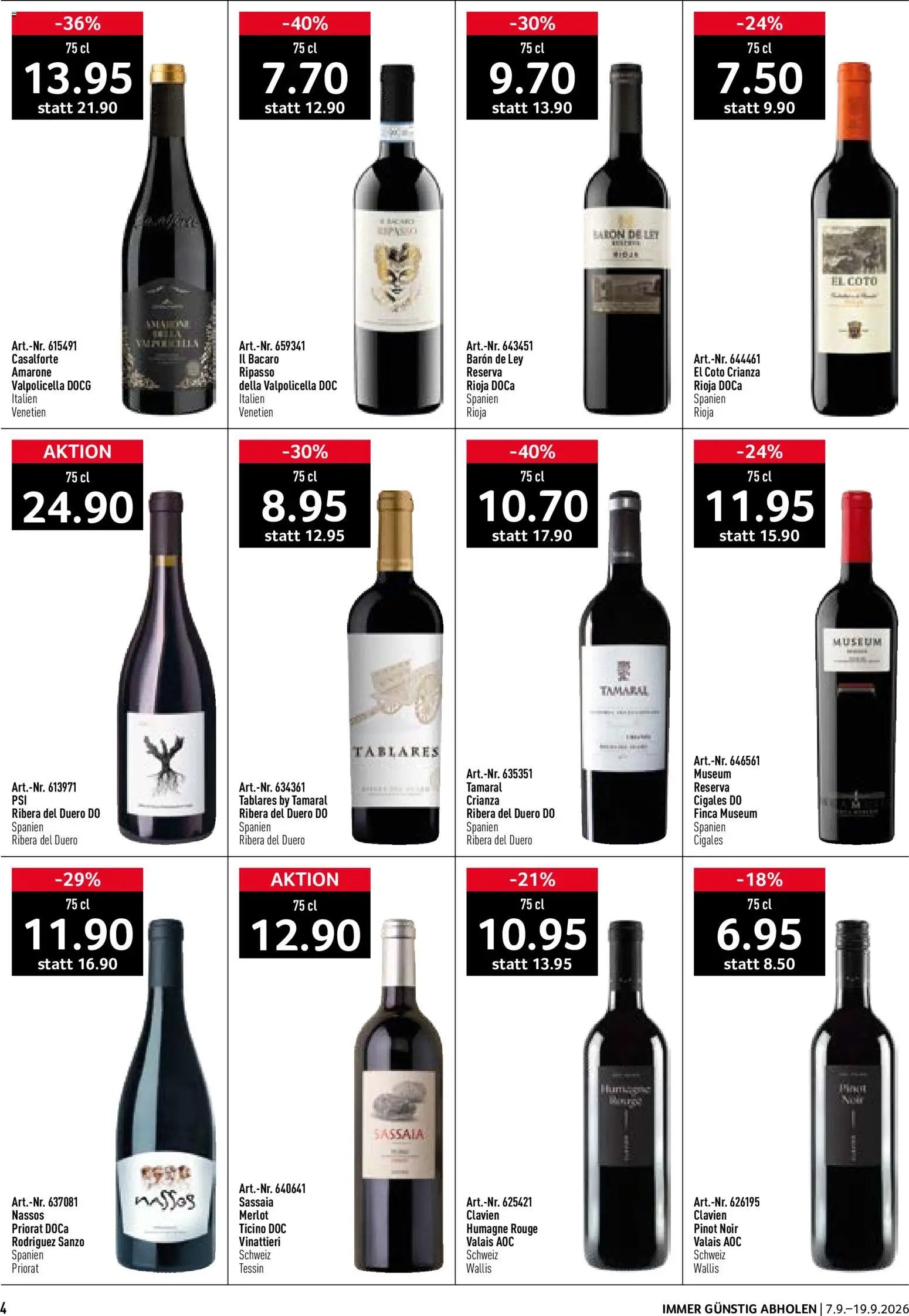 Prodega aktionen Weinfestival