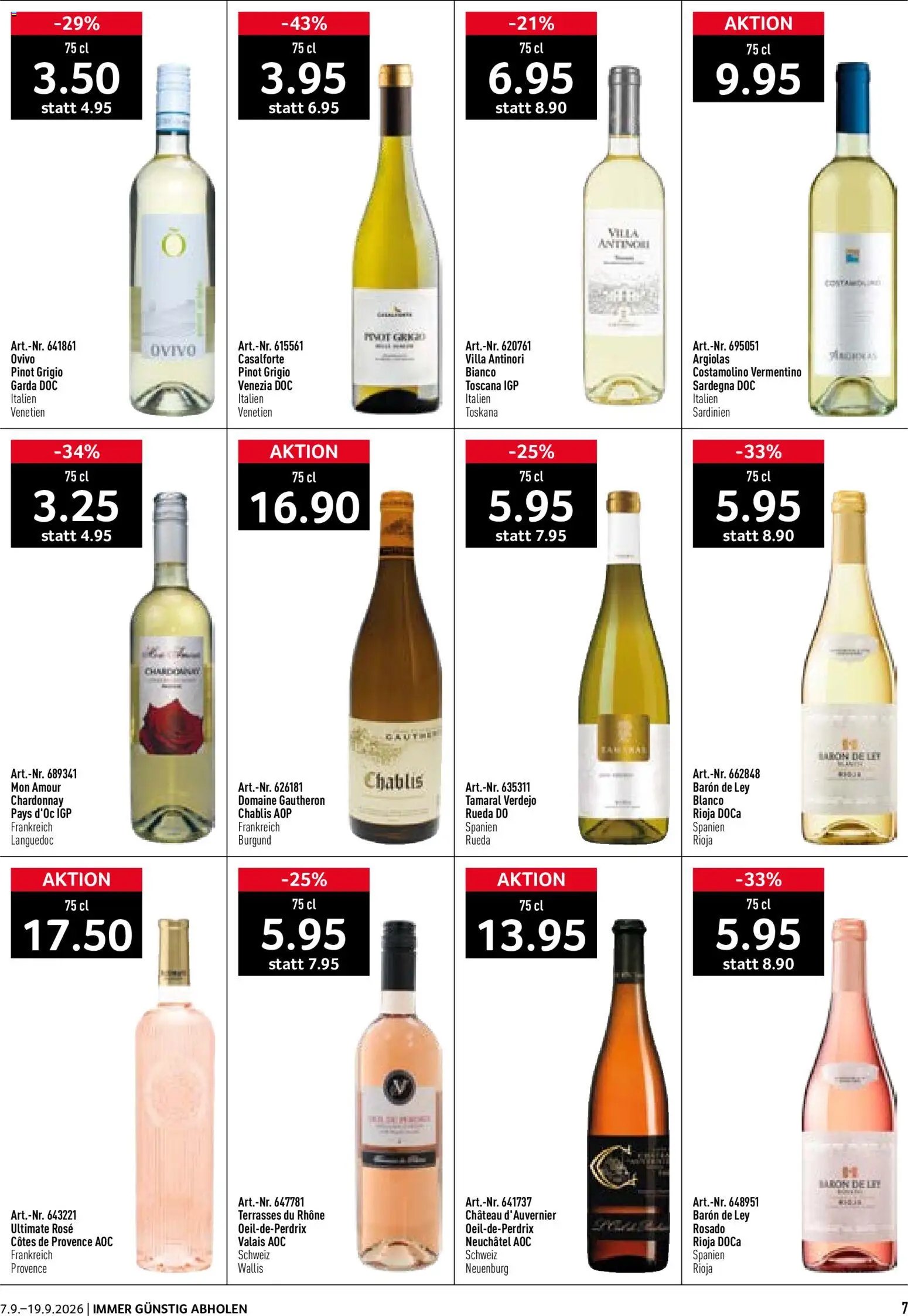 Prodega aktionen Weinfestival
