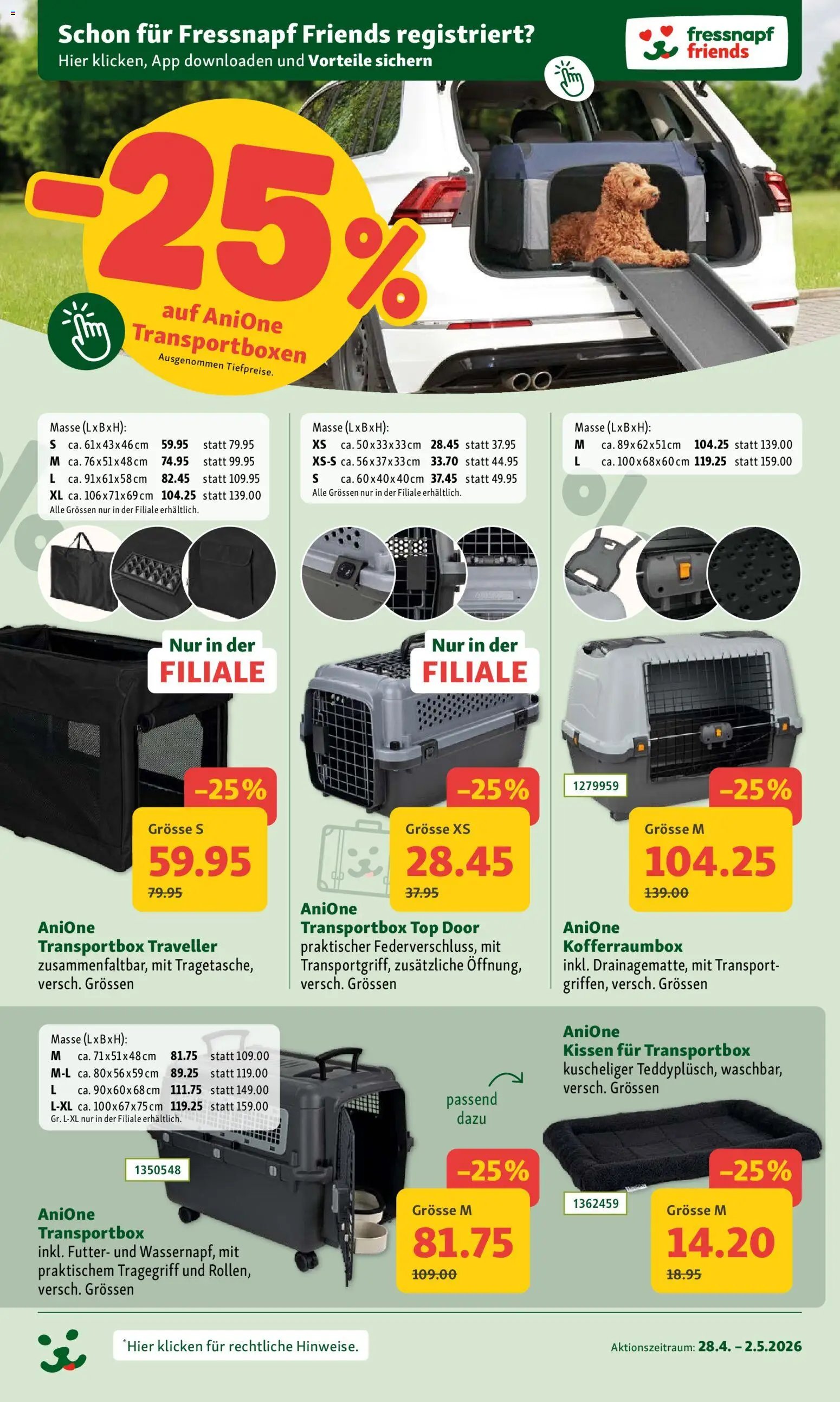 Fressnapf aktionen (2026-04-28 - 2026-05-02) | 2